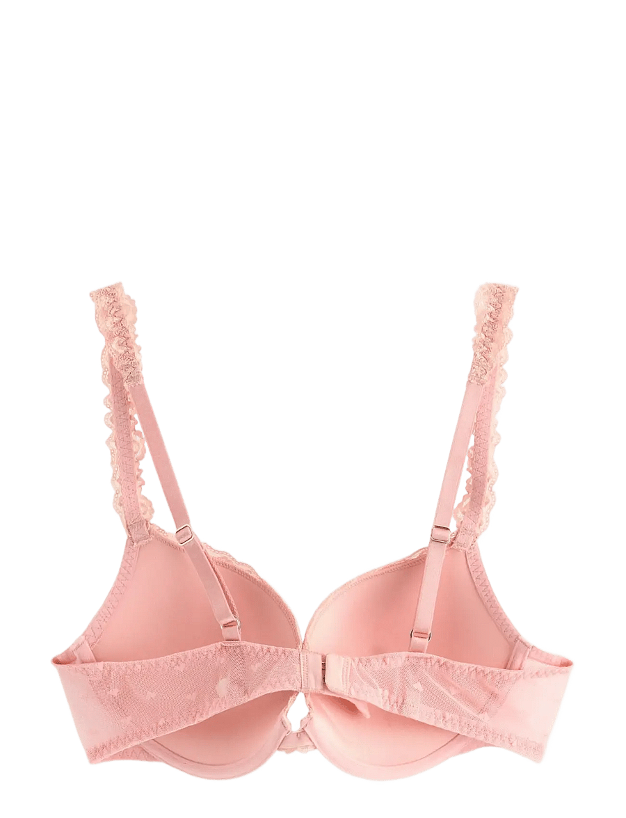 Lindex - ella m - Malva push-up bh med blonder - push-up bh's - light pink - 2