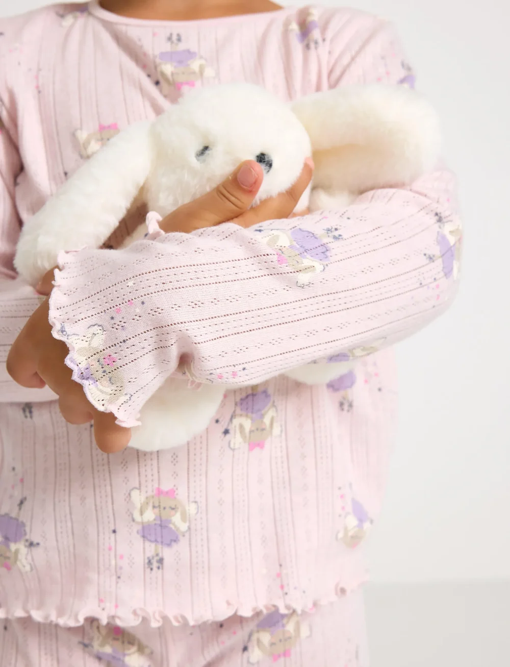 Lindex - Pyjamas Pointelle flare - pyjama-sets - light pink - 4