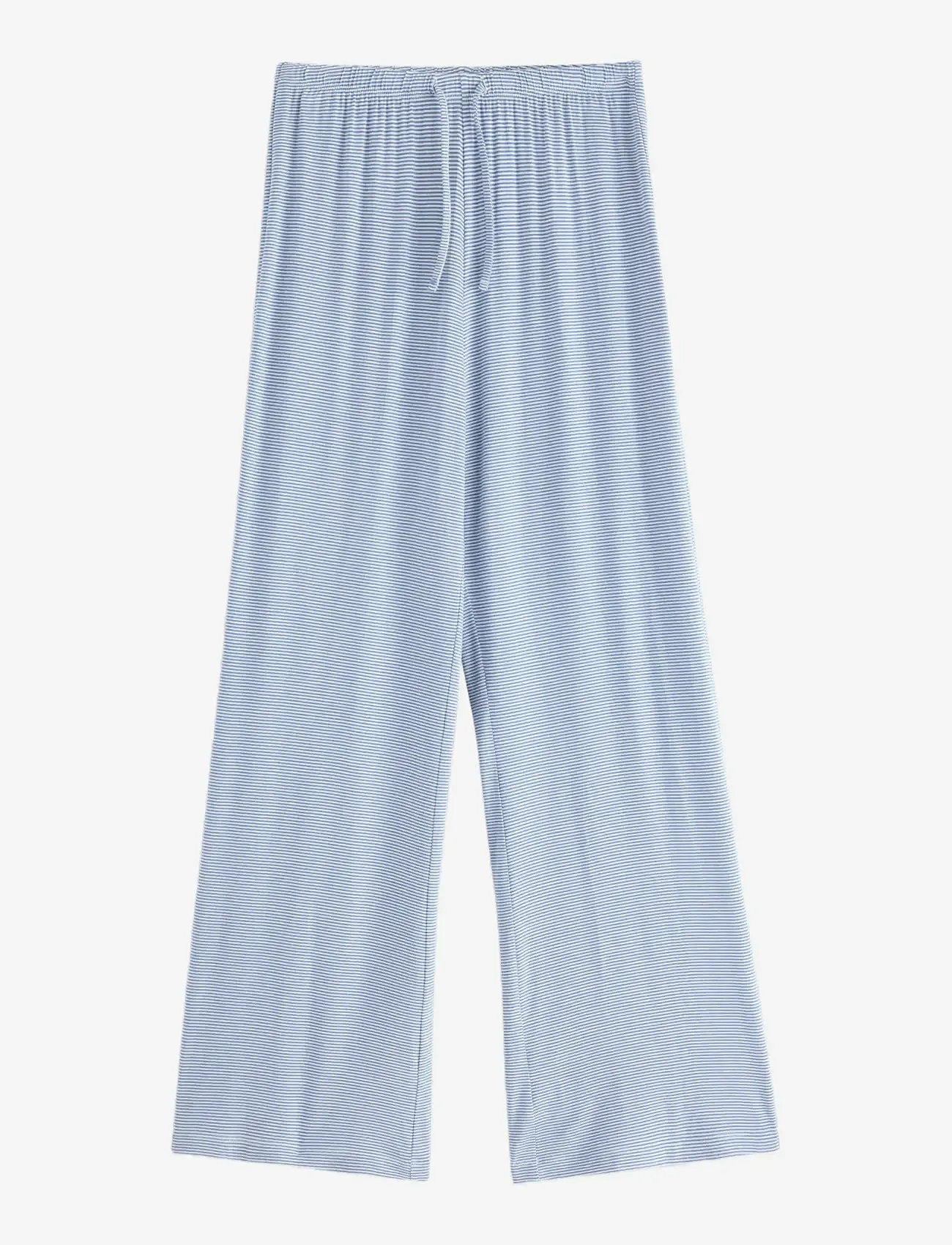 Lindex - Trousers pyjama wide - pyjamas - light dusty blue - 1