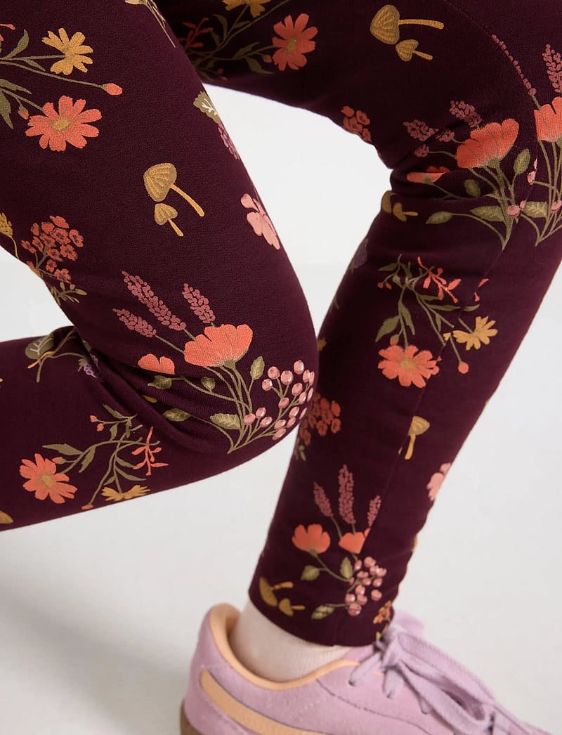 Lindex - Leggings br AOP meadow - leggings - dark lilac - 4