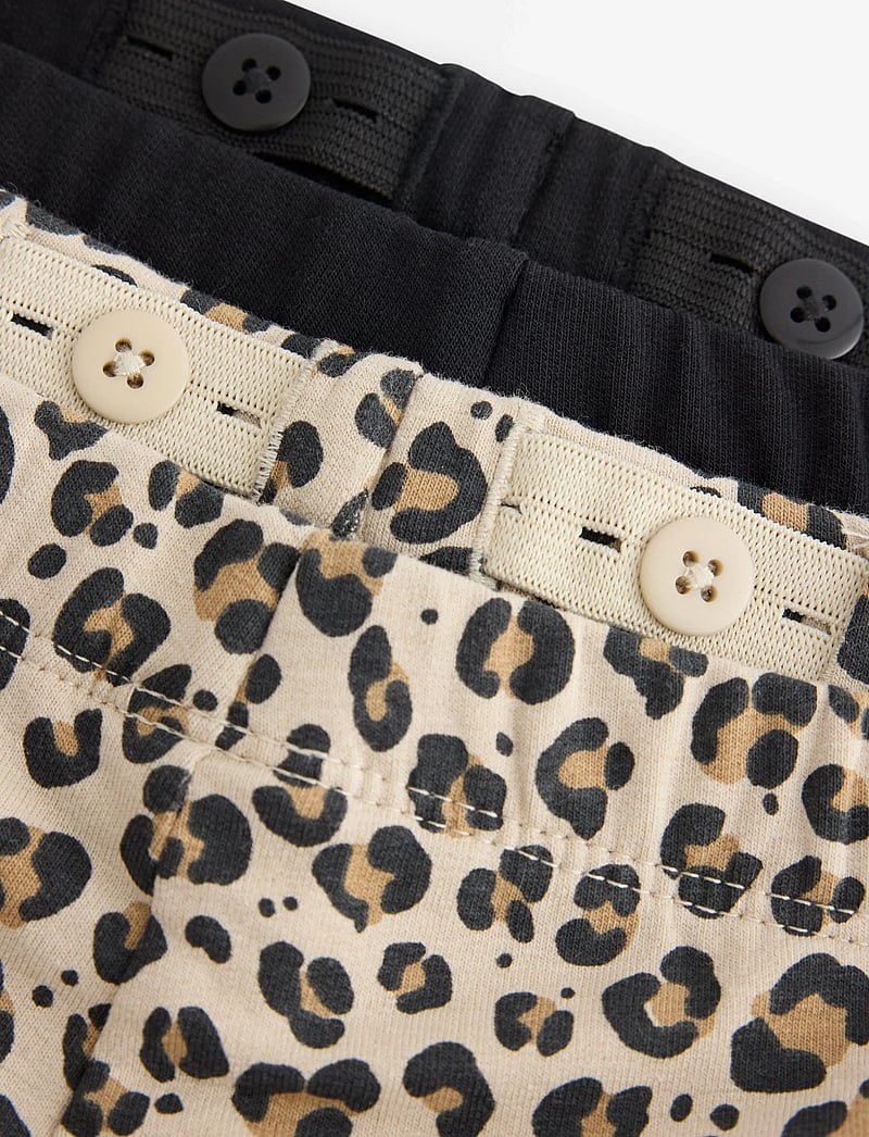 Lindex - Leggings flare br inside 2 pa - leggings - black - 2