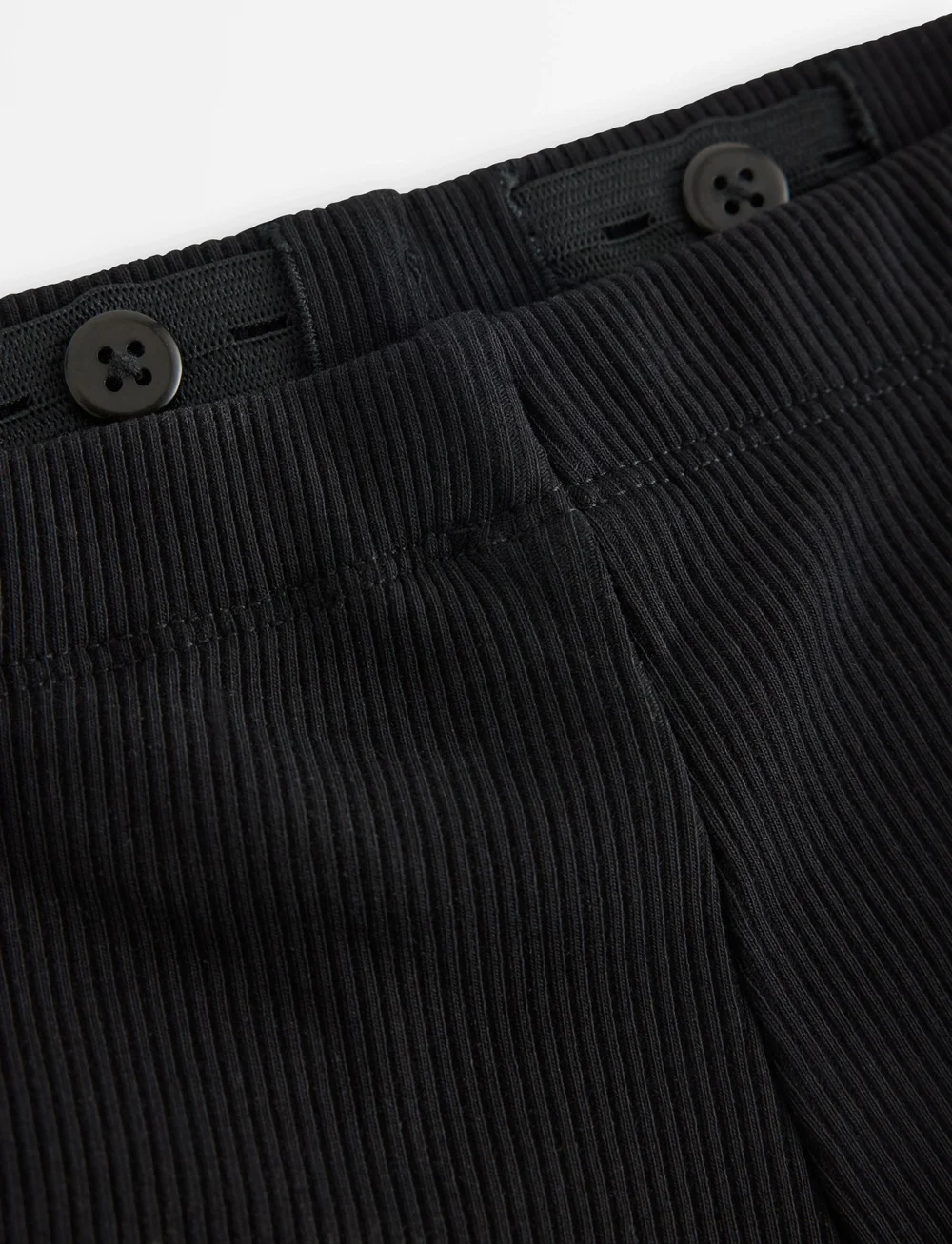 Lindex - Leggings rib flare 2 pack - leggings - black - 2