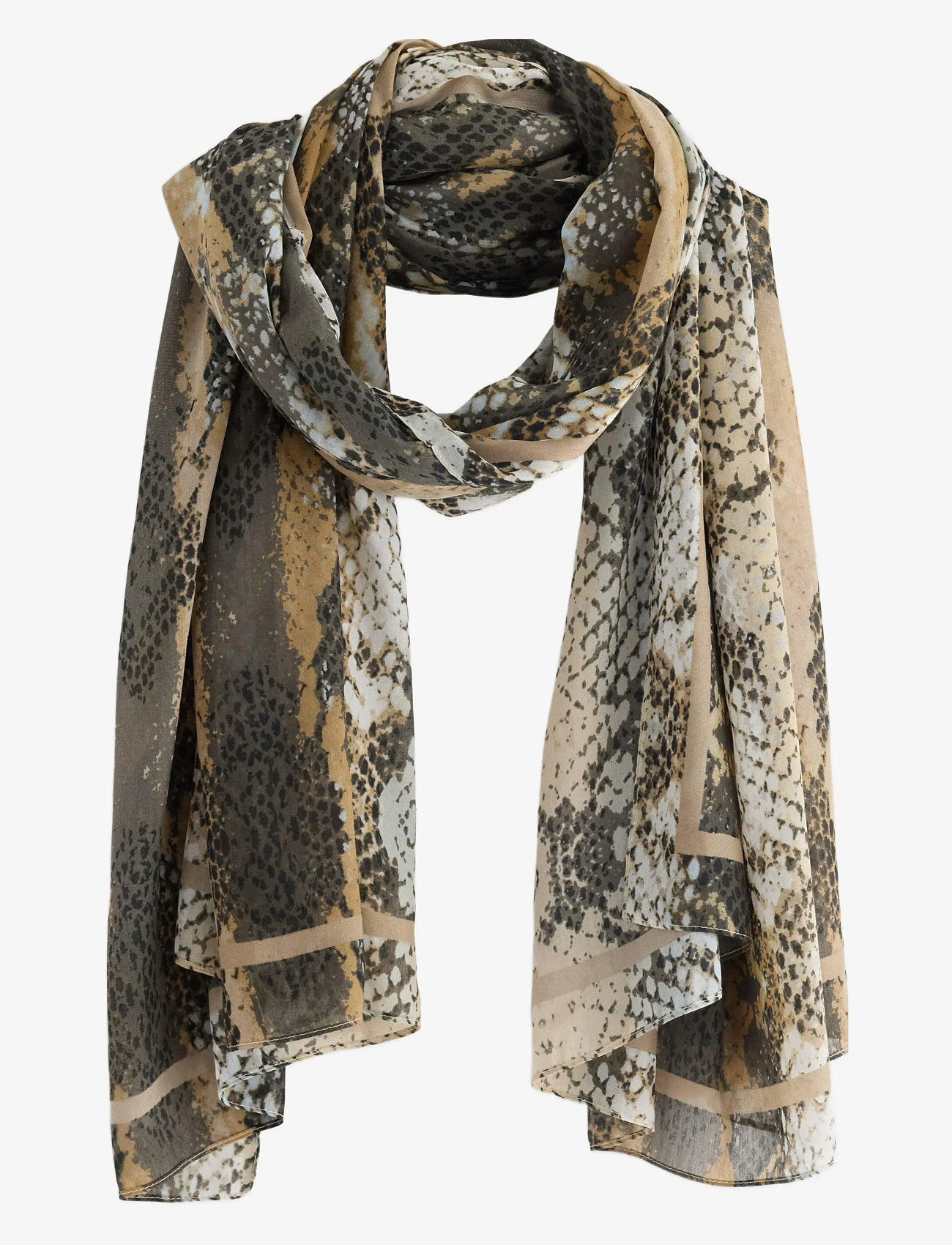 Lindex - Scarf snake AOP - modetrends - lt beige - 0