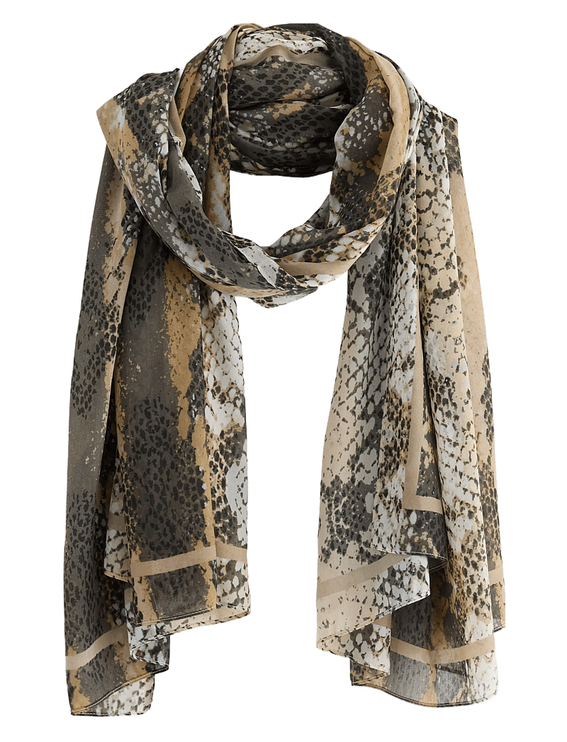 Lindex - Scarf snake AOP - modetrends - lt beige - 0