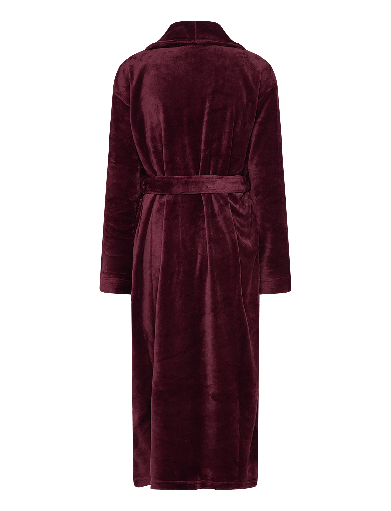 Lindex - Robe Coral Fleece - hommikumantlid - dark dusty red - 1