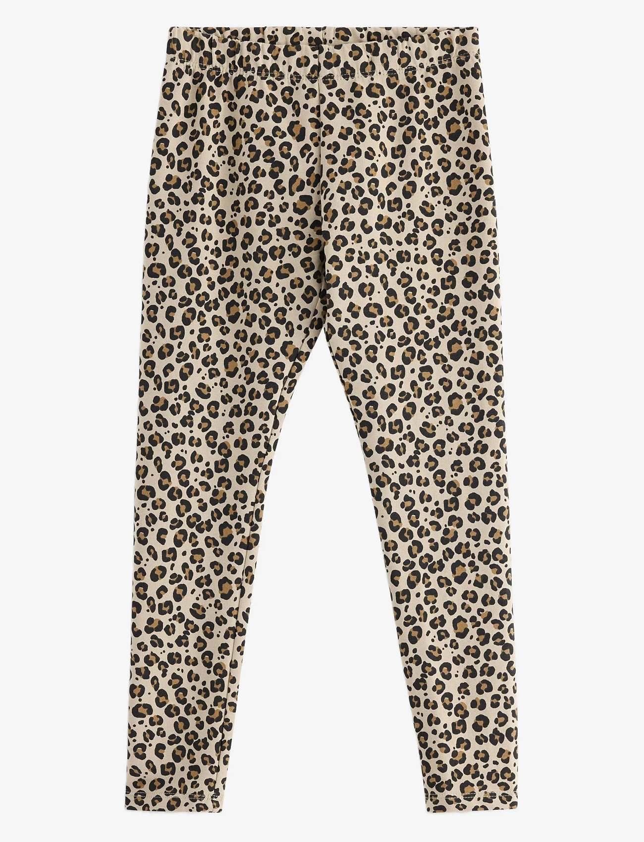 Lindex - Leggings br leo AOP - leggingsit - beige - 1