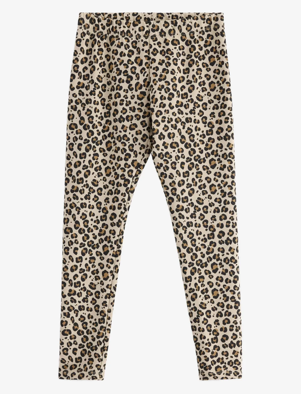 Lindex - Leggings br leo AOP - retuusid - beige - 1