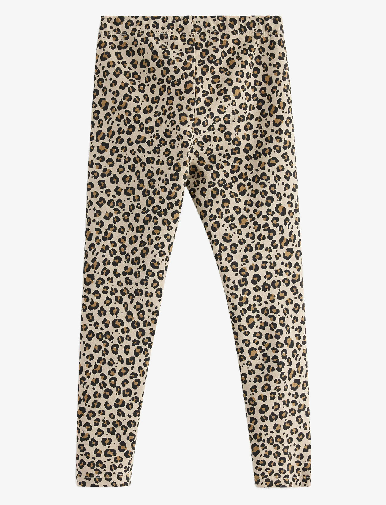 Lindex - Leggings br leo AOP - leggingsit - beige - 2