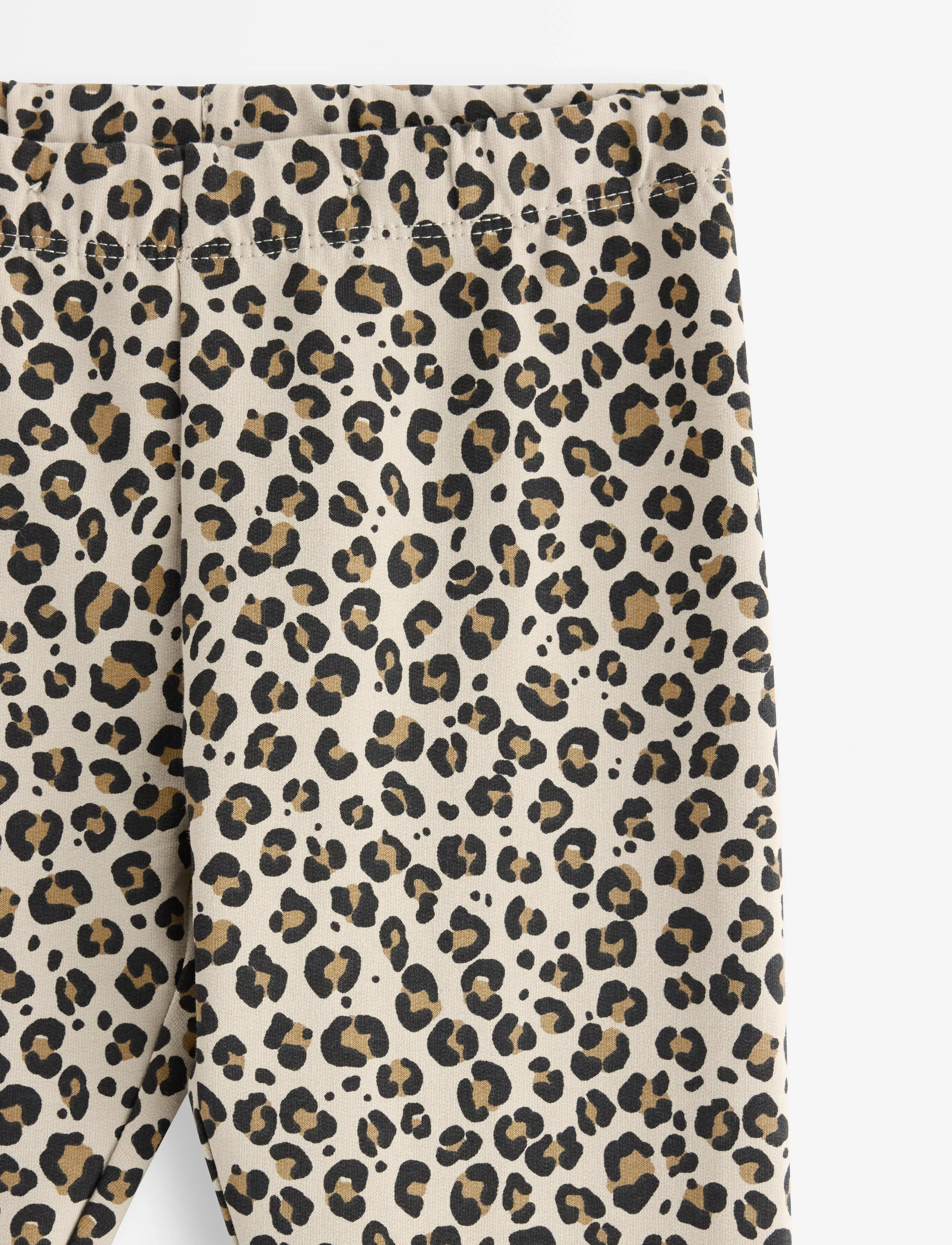 Lindex - Leggings br leo AOP - leggings - beige - 5
