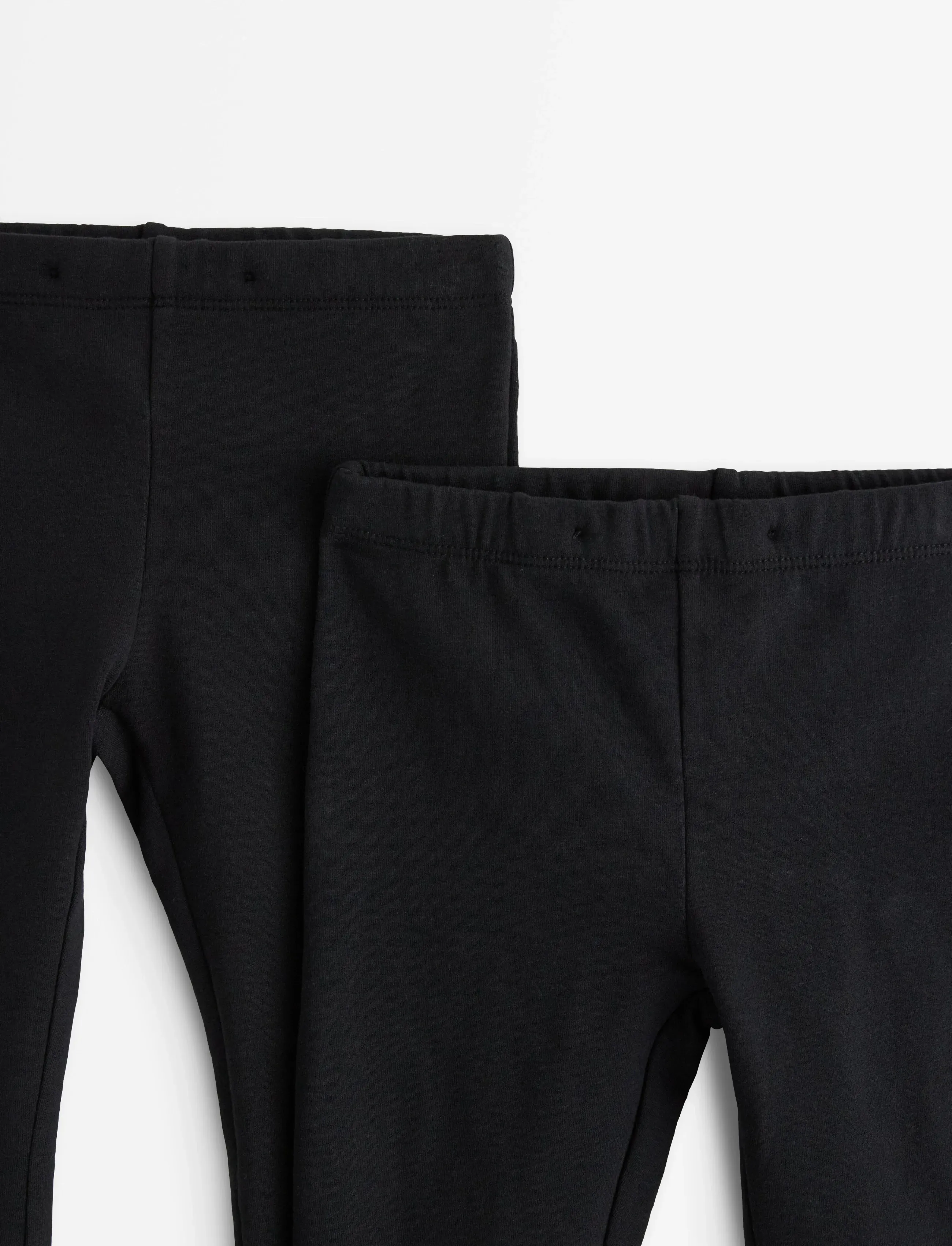 Lindex - Leggings flare brushed inside - leggings - black - 2