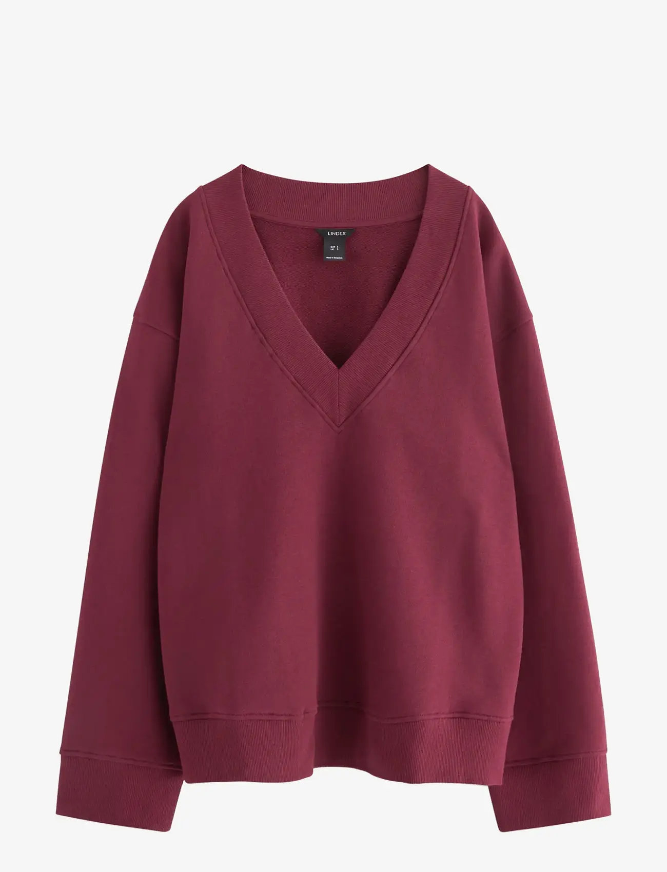 Lindex - Sweater Longsleeve Mia - sügisesed riided - dark dusty red - 0