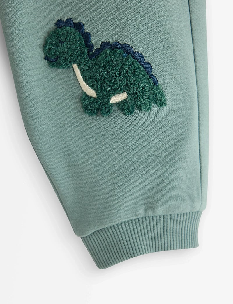 Lindex - Trousers dino knee - mjukisbyxor - dusty aqua - 2