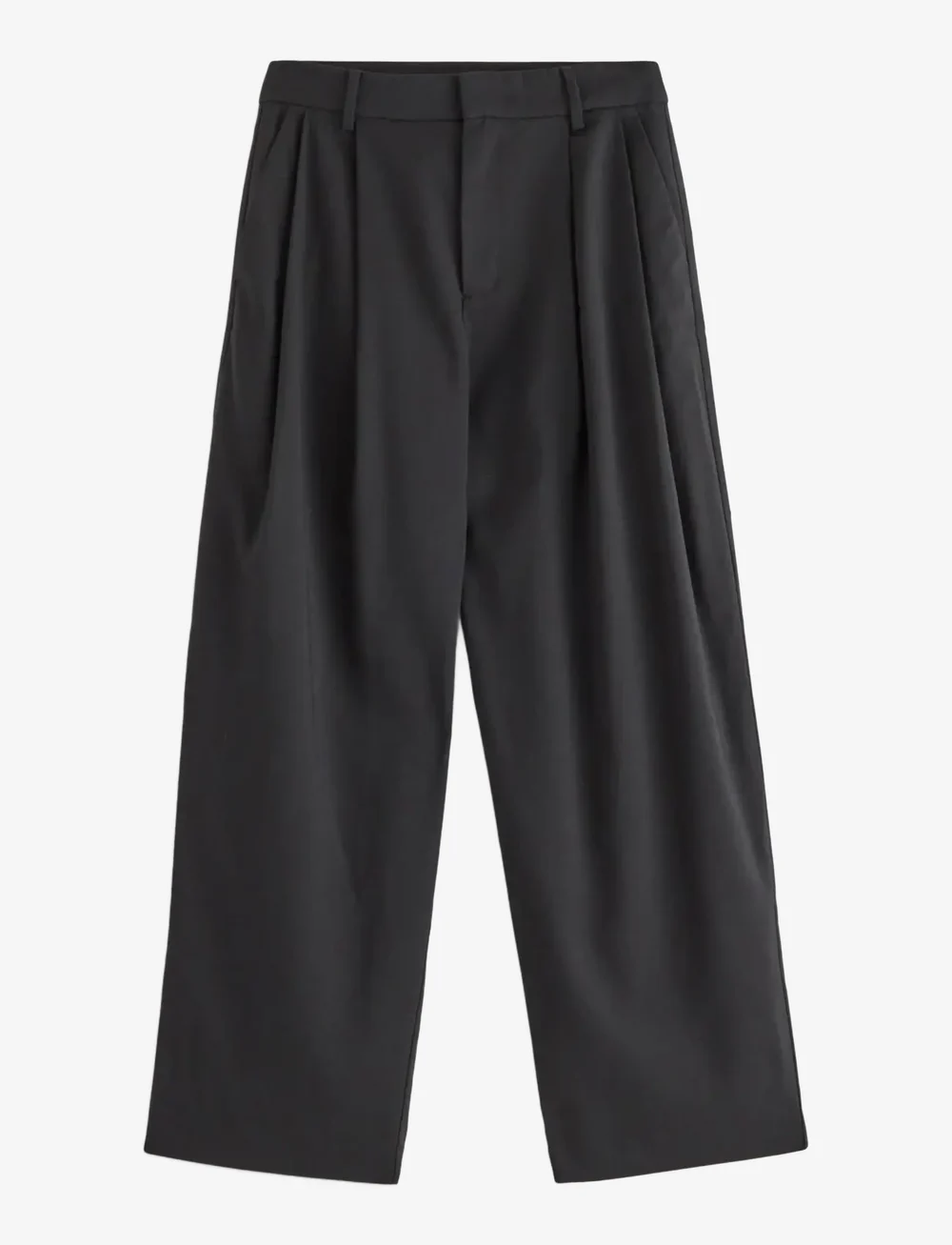 Lindex - Trousers Linda - bukser med lige ben - black - 0