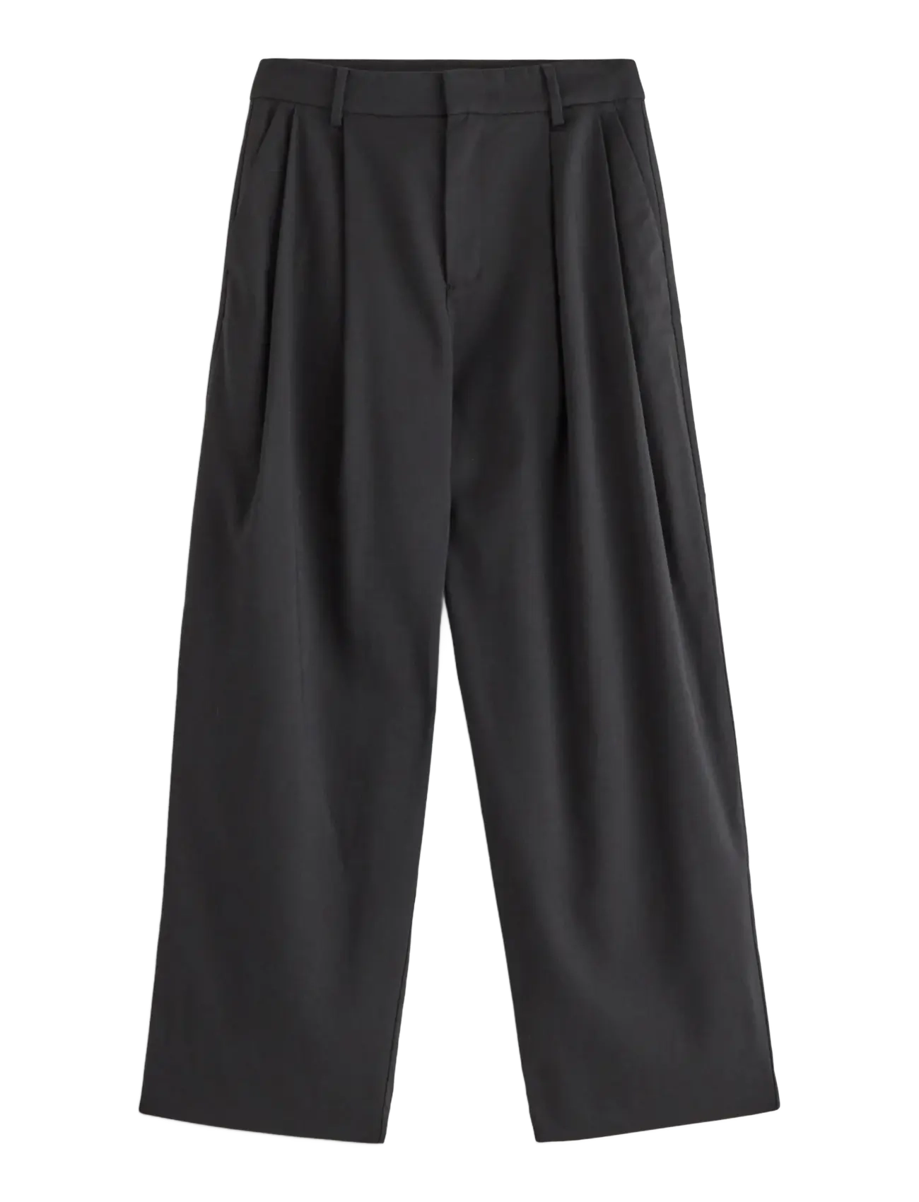 Lindex Trousers Linda - Püksid - BLACK / black