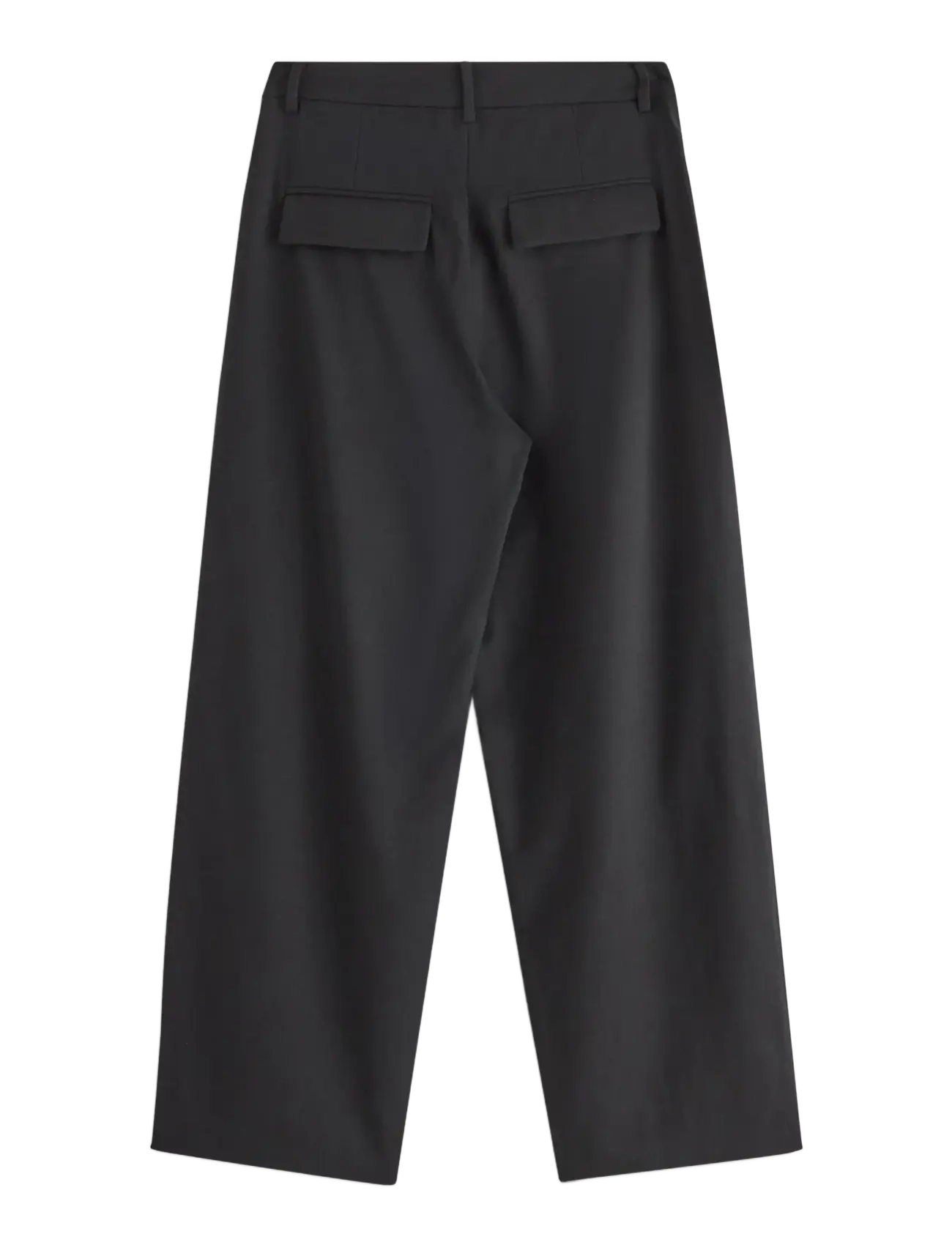 Lindex - Trousers Linda - raka byxor - black - 1