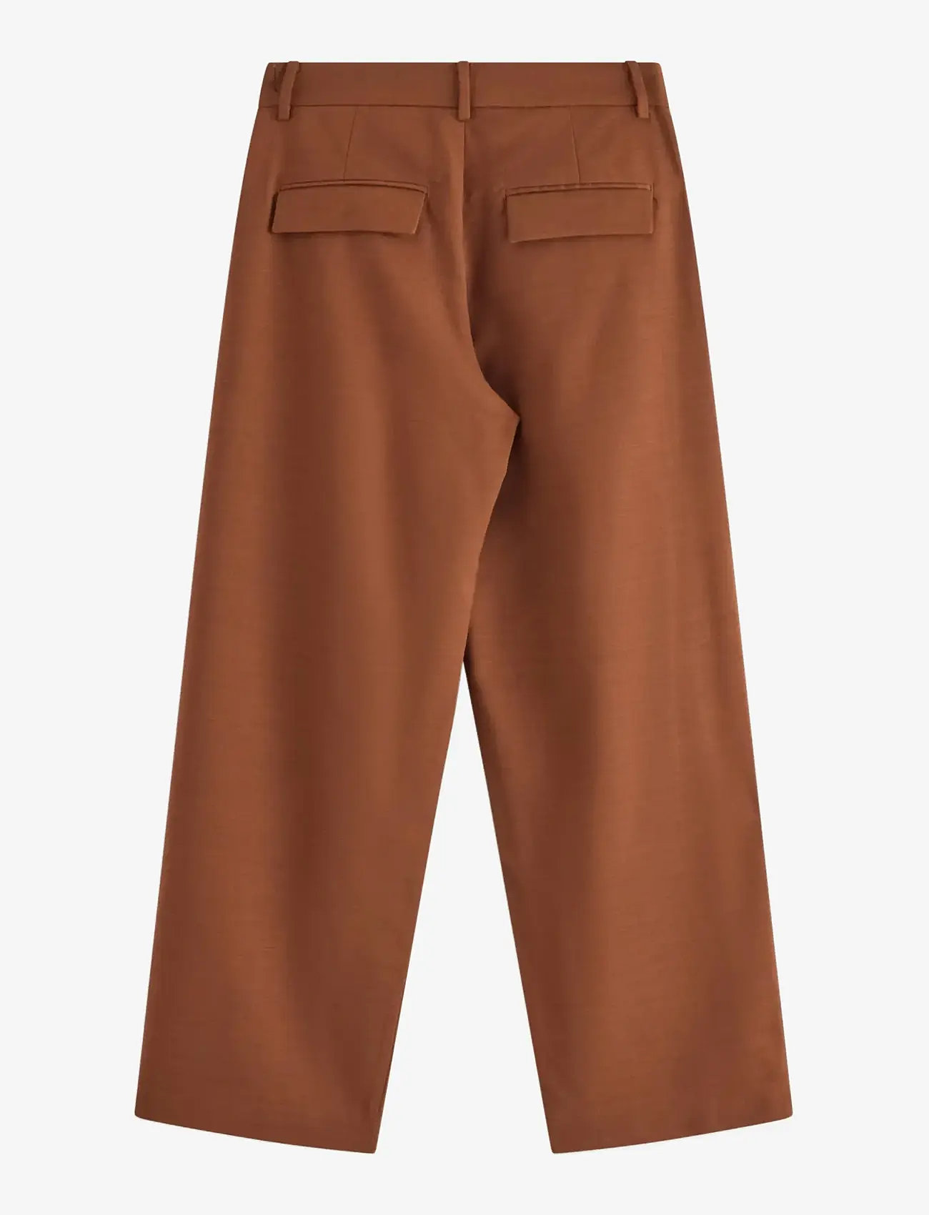 Lindex - Trousers Linda - raka byxor - brown - 2