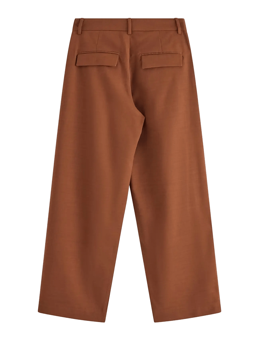 Lindex - Trousers Linda - bukser med lige ben - brown - 2