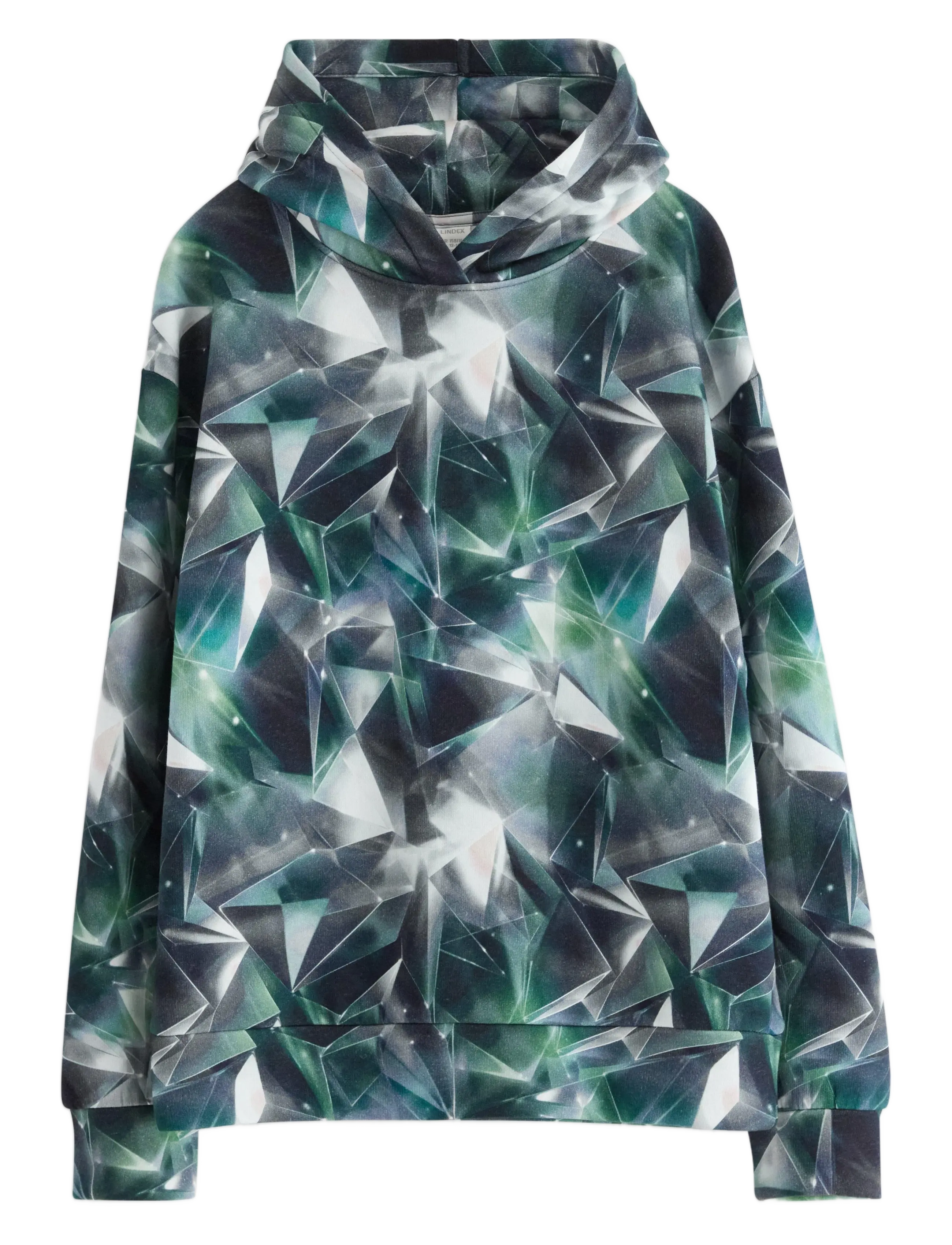 Lindex - Sweatshirt hood AI monolith - dark grey - 1