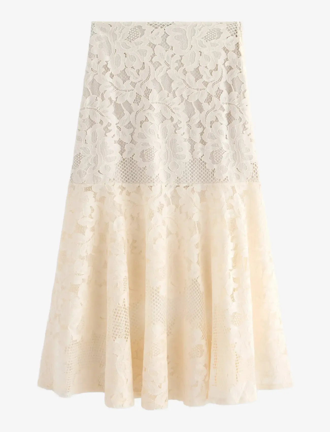 Lindex - Maxi skjørt i blonde - maksiseelikud - light beige - 1