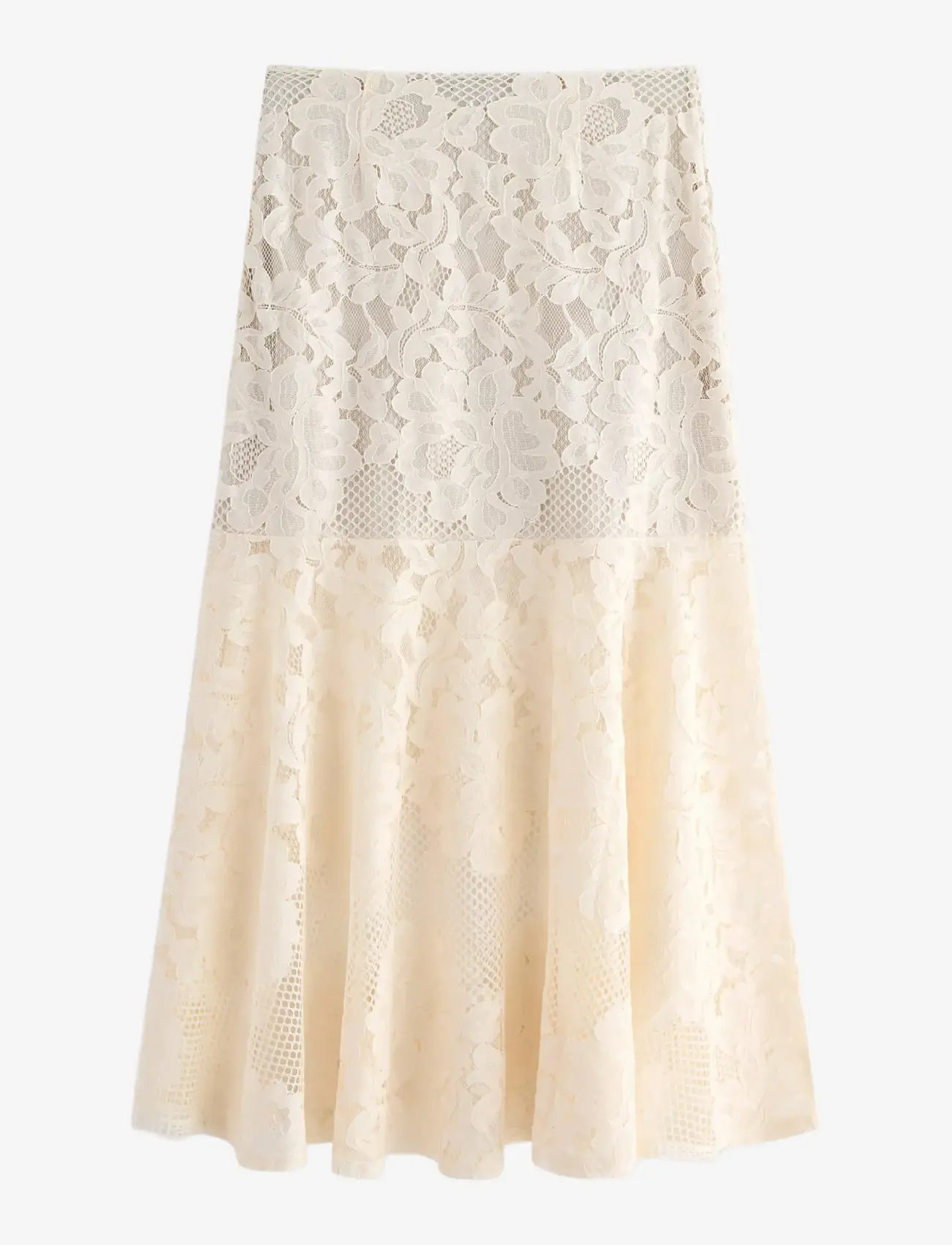 Lindex - Maxi skjørt i blonde - maksiseelikud - light beige - 2