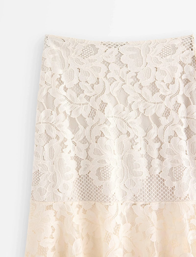 Lindex - Maxi skjørt i blonde - maksiseelikud - light beige - 5