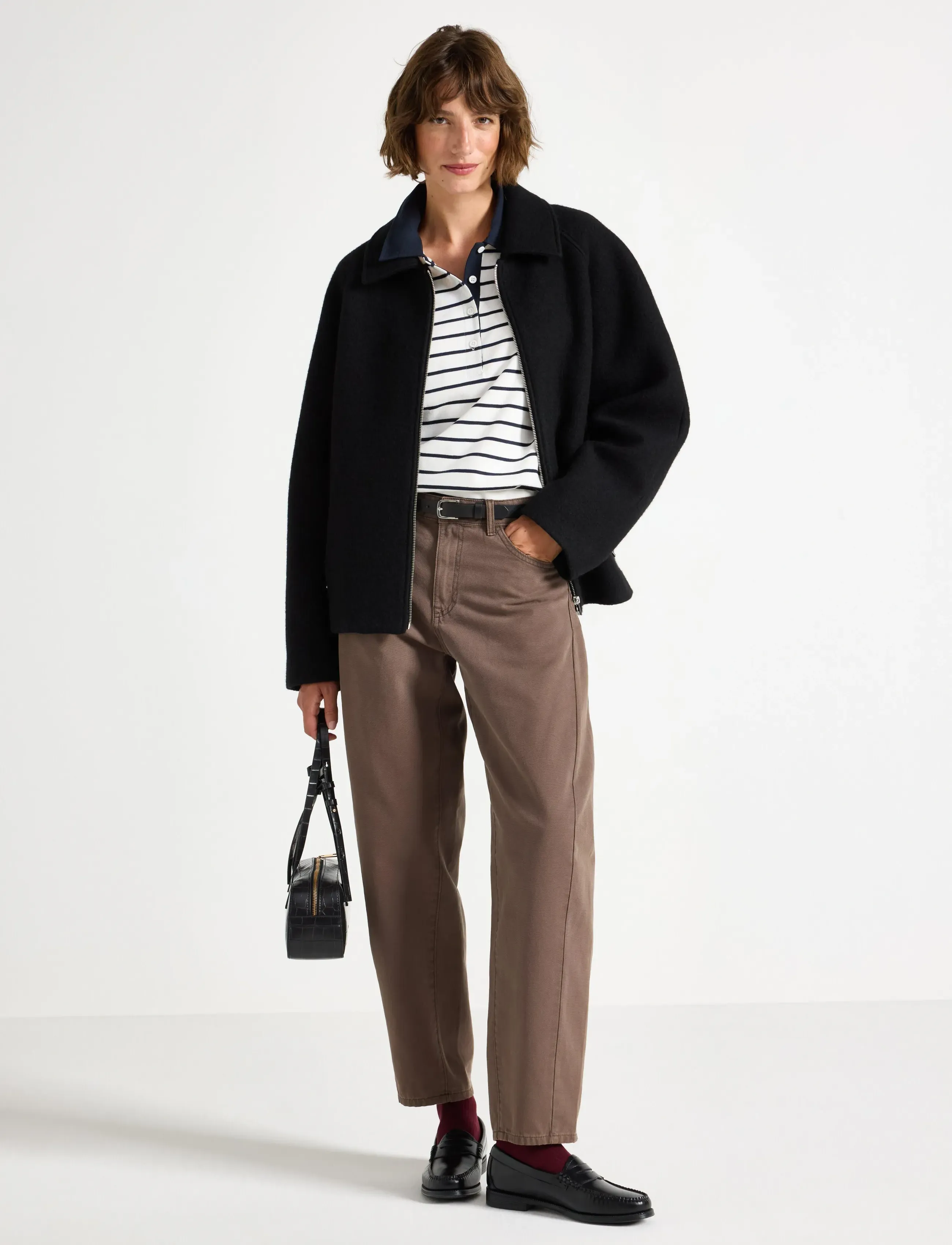 Lindex Jacket Zoe, XL, Black, Jakker > Uldjakker, Dame
