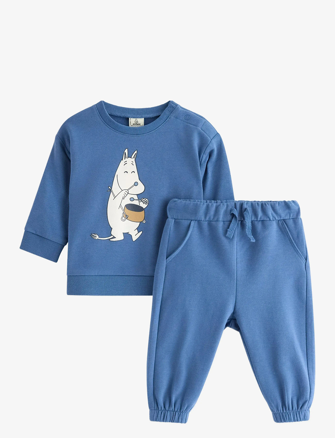 Lindex - Mumitroldene sæt - set med långärmad t-shirt - light dusty blue - 0