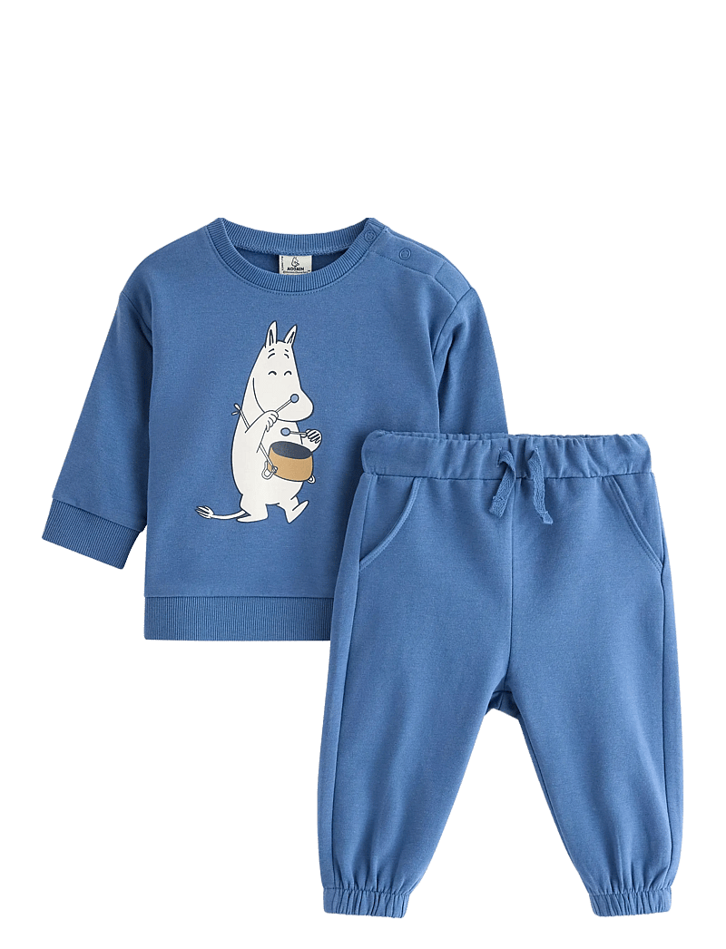 Lindex - Mumitroldene sæt - pikkade varrukatega t-särkide komplektid - light dusty blue - 0