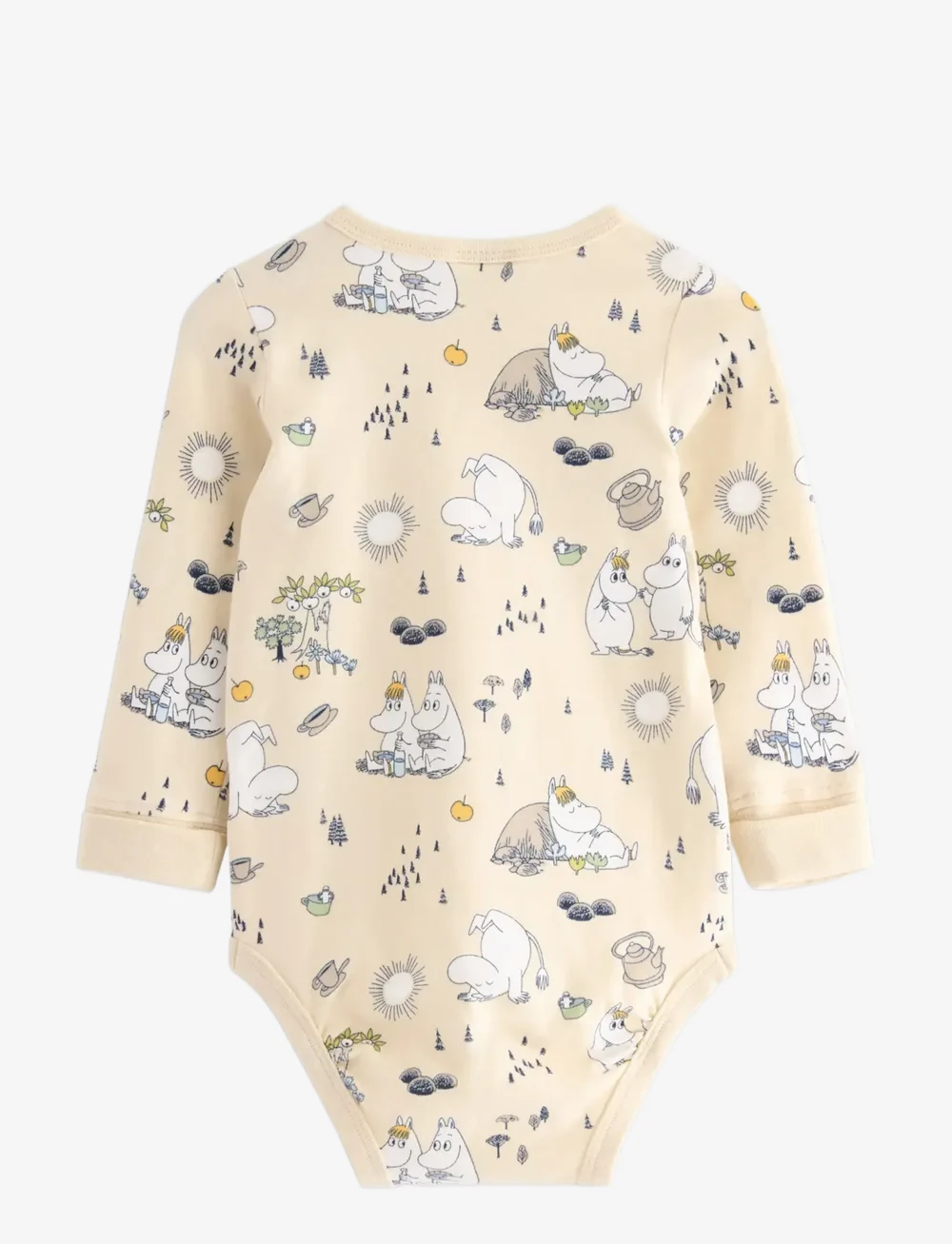 Lindex - Body Moomin - langärmelige bodys - light beige - 1