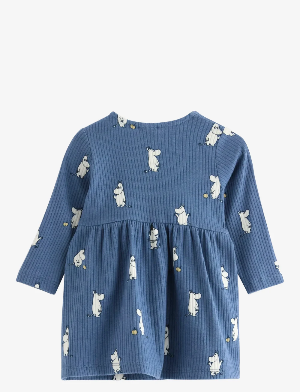 Lindex - Dress Moomin - langærmede babykjoler - light dusty blue - 1