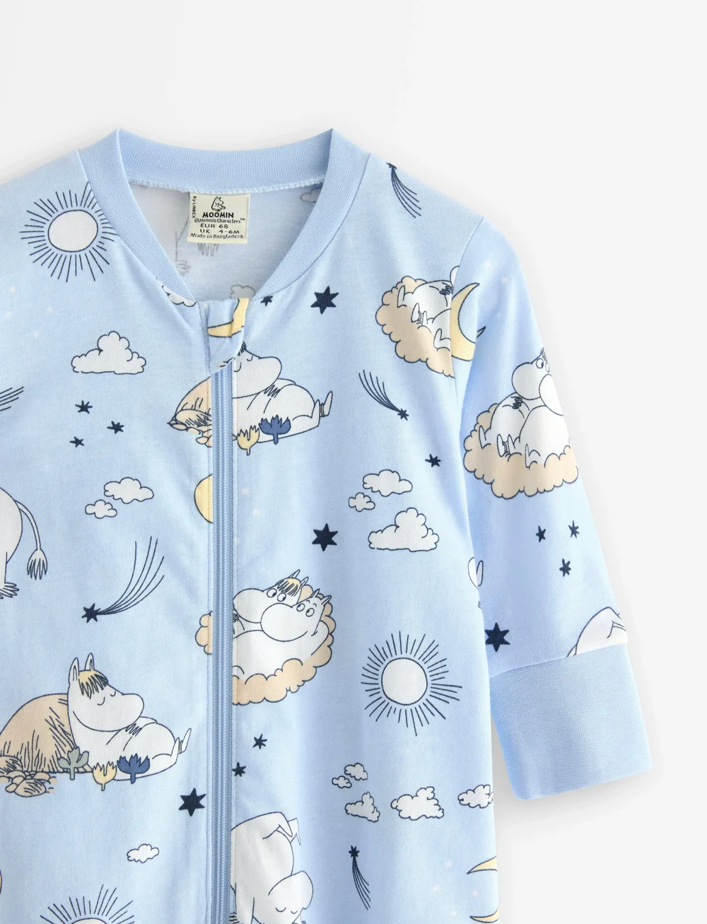 Lindex - Pyjamas Moomin - natdragter - light blue - 2