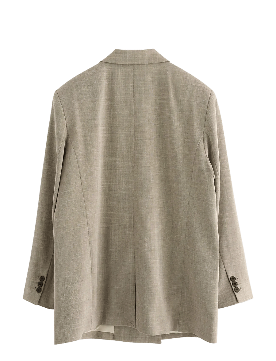 Lindex - Kavaj med dubbelknäppning - double breasted blazers - beige melange - 2
