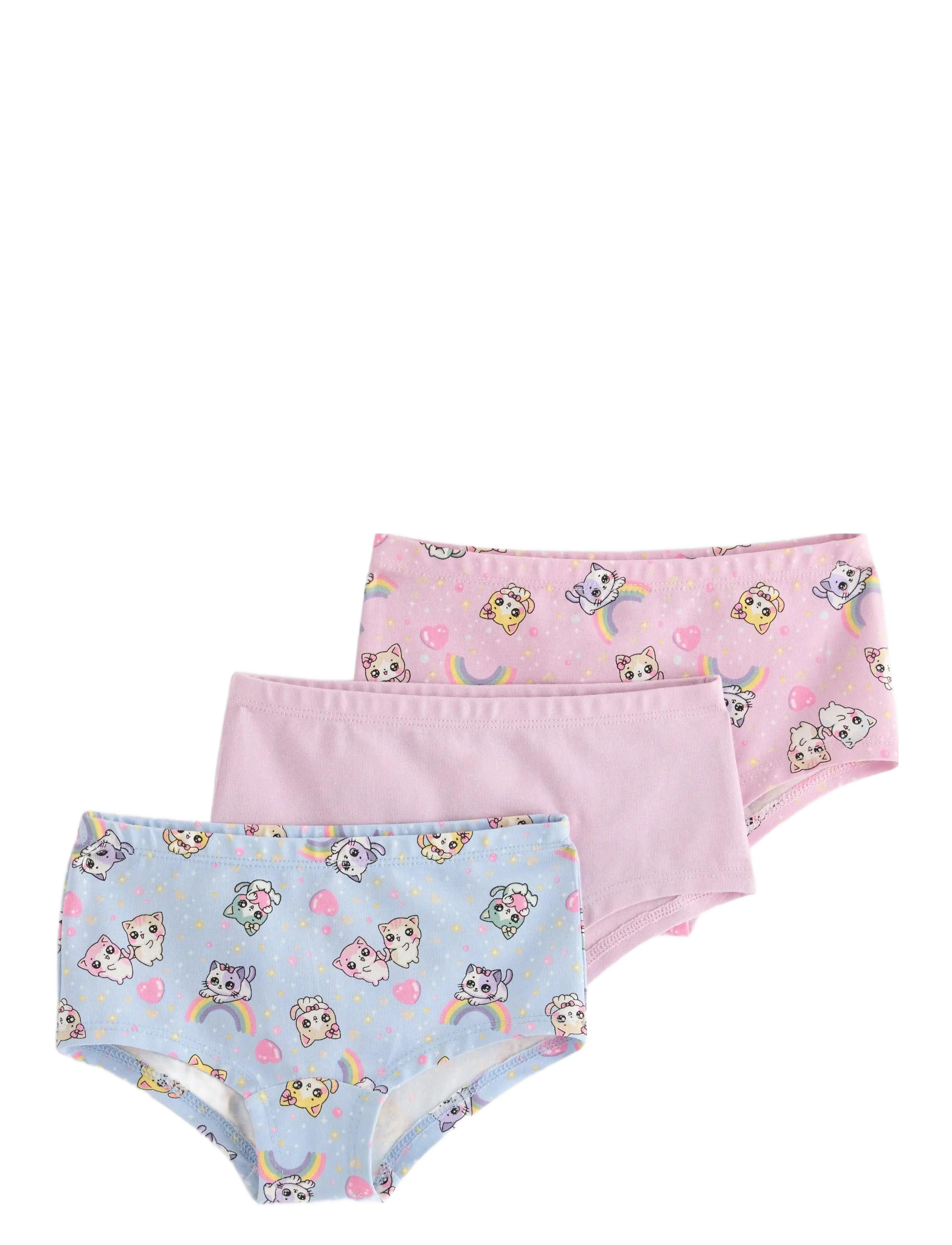 Lindex 3-pack hipster briefs - 4 for 3 - DUSTY PINK / multi