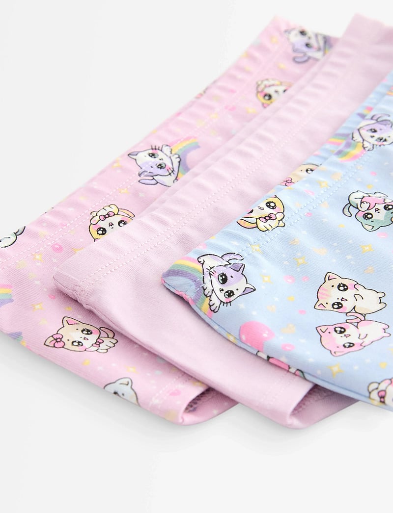 Lindex - Hipster 3 p Kawaii - underpants - dusty pink - 2