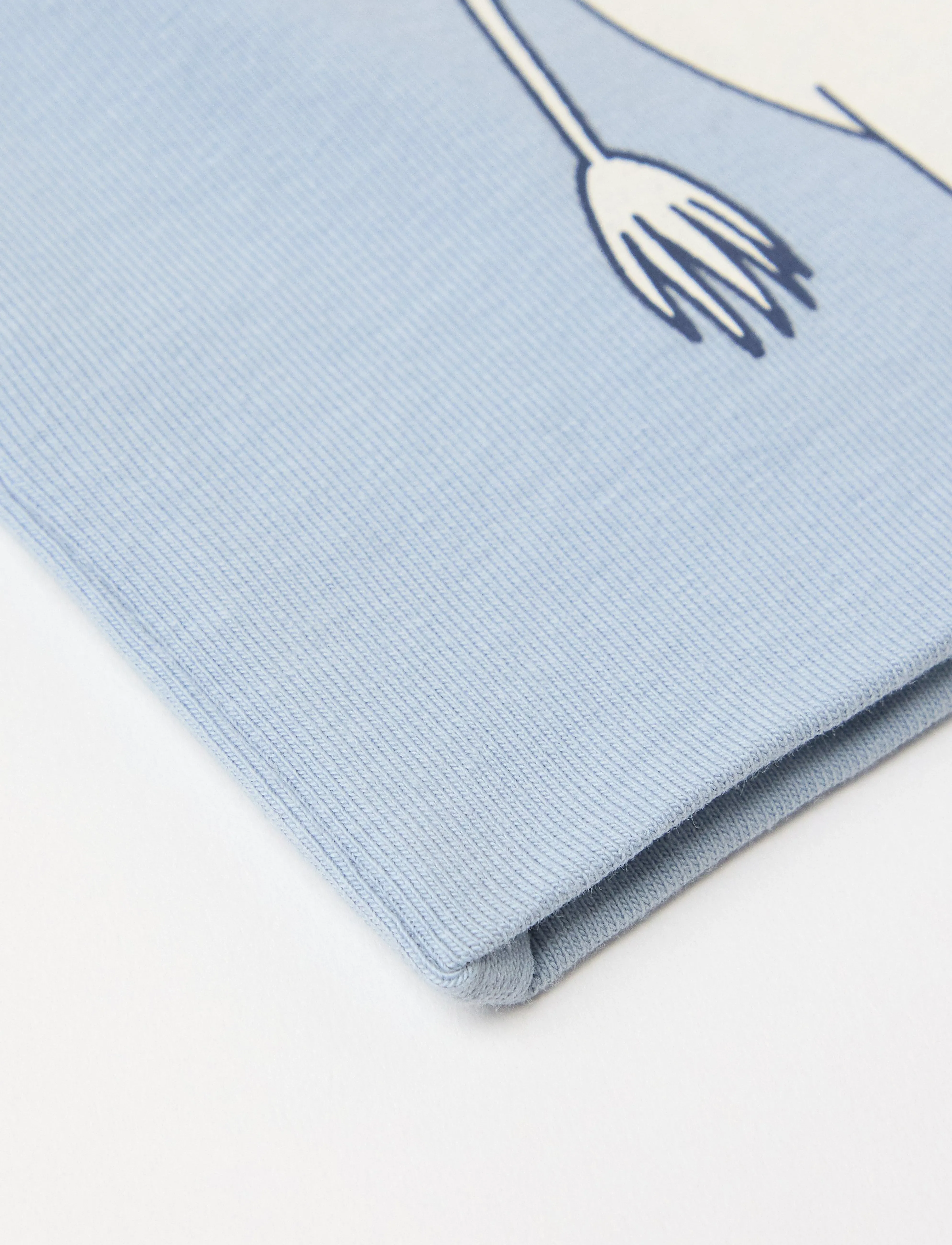 Lindex - Cap tricot Moomin - light dusty blue - 2