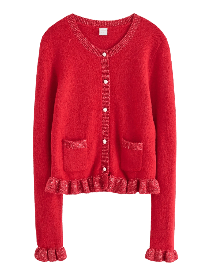 Lindex - Cardigan - gebreide vesten - dark red - 1