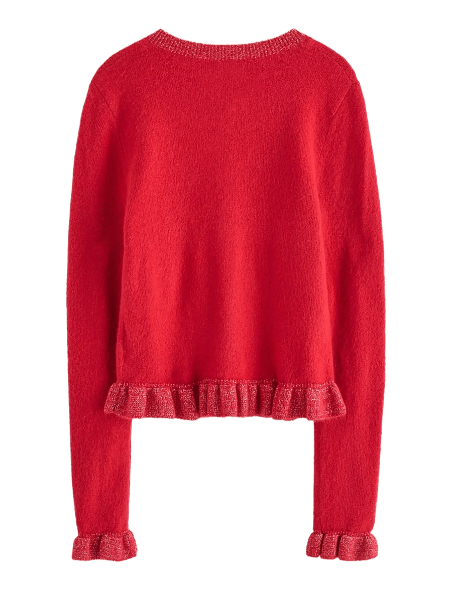 Lindex - Cardigan - gebreide vesten - dark red - 2