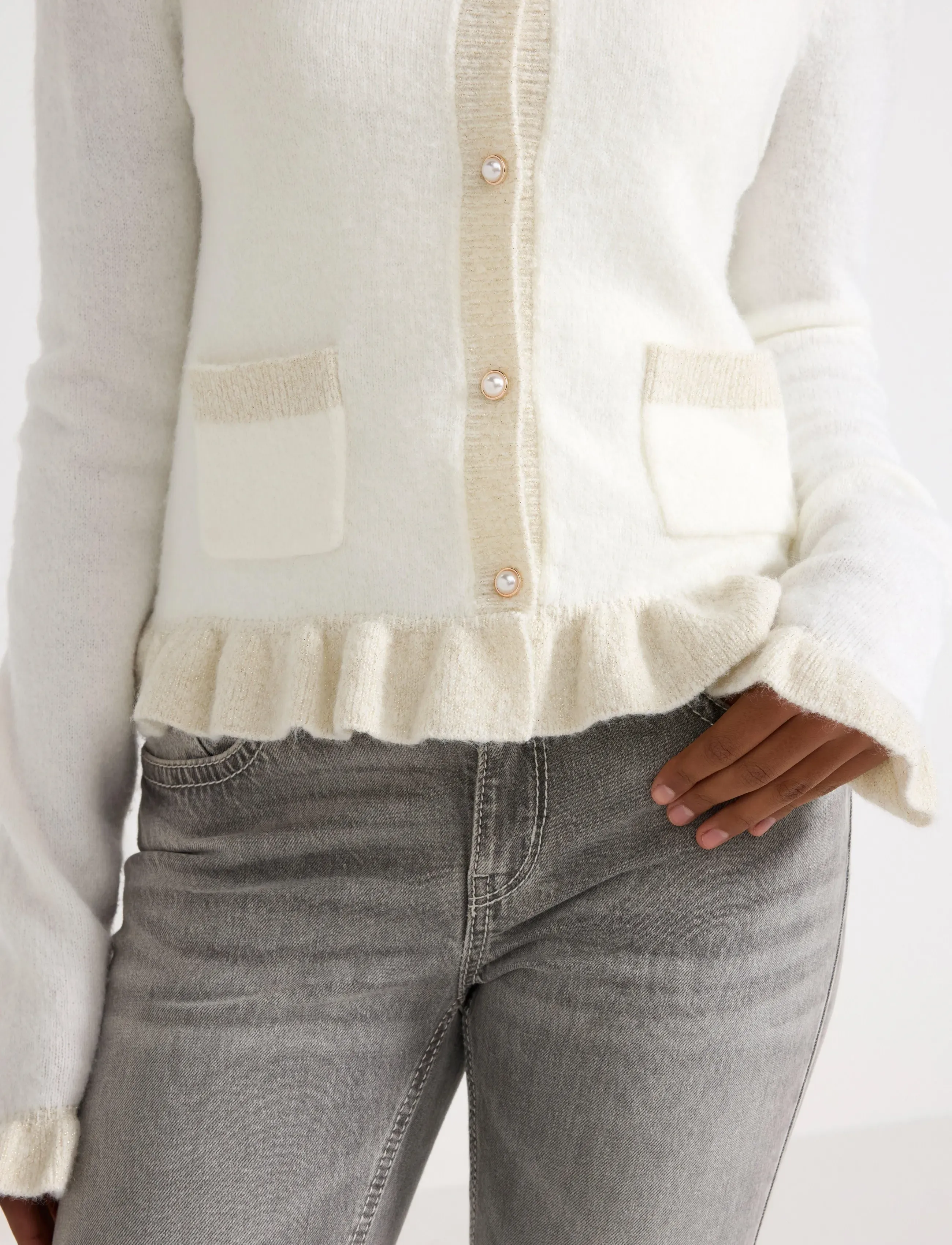 Lindex - Cardigan - cardigans - off white - 4