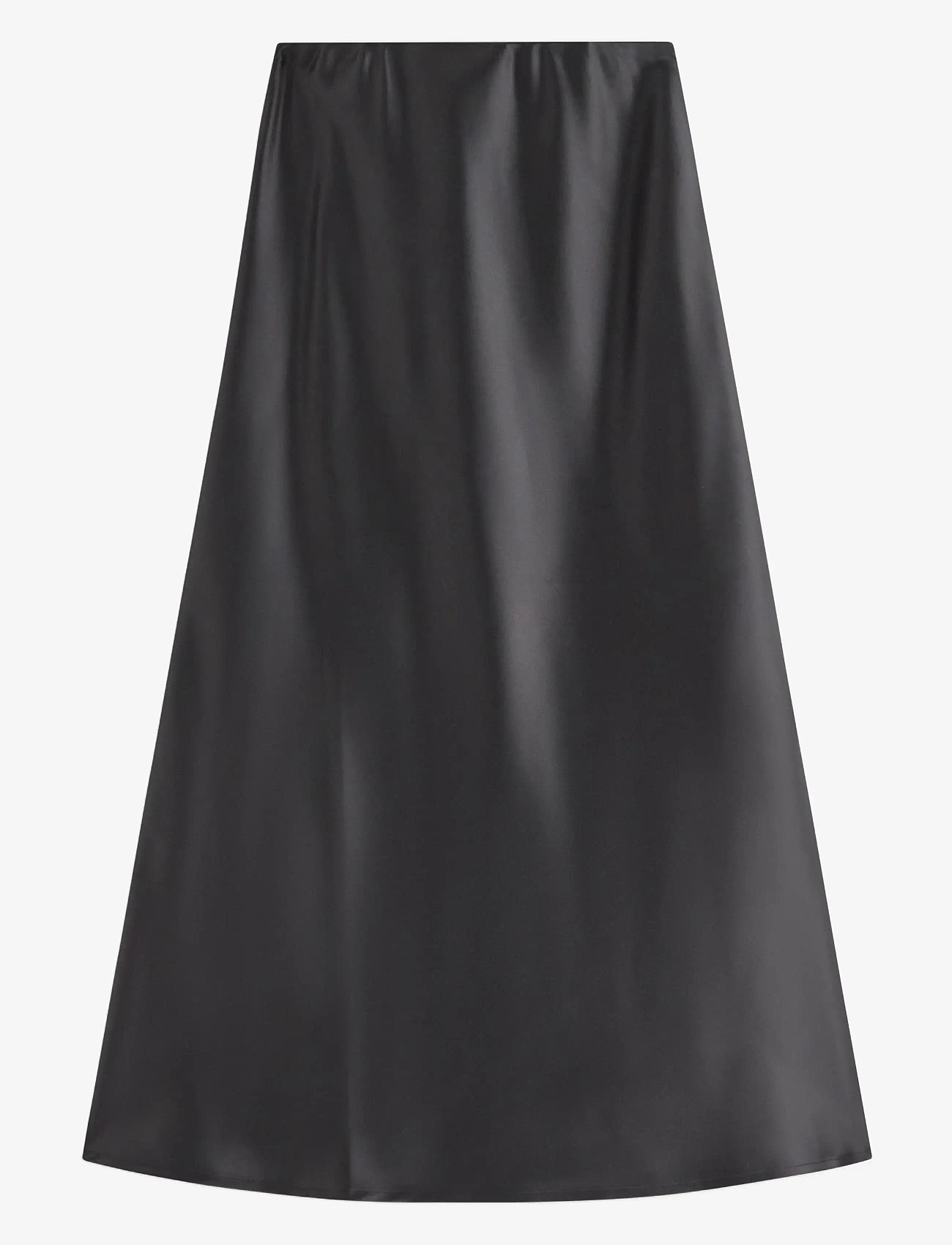 Lindex - Skirt Satin Bias - maxikjolar - black - 1
