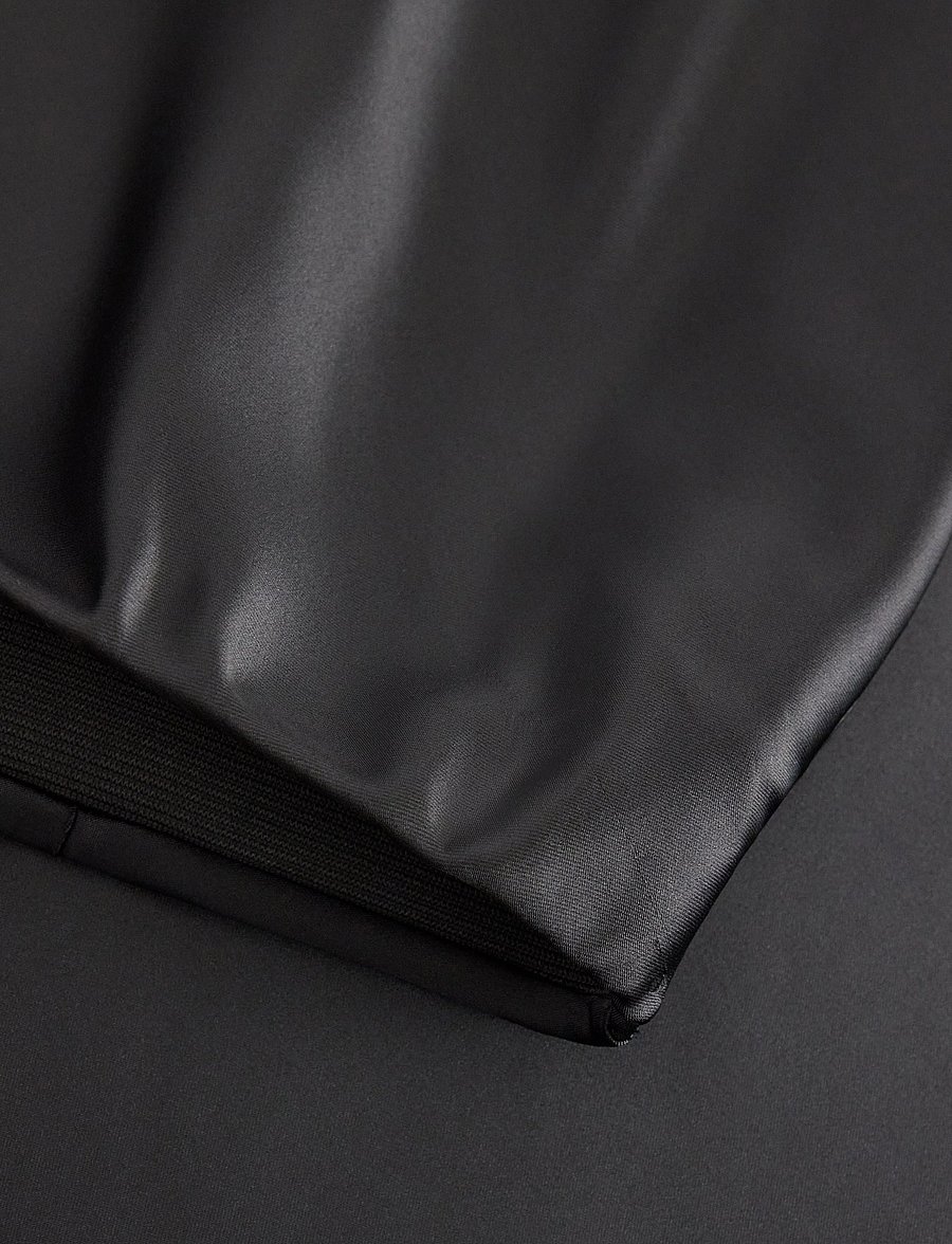 Lindex - Skirt Satin Bias - maxi skirt - black - 5