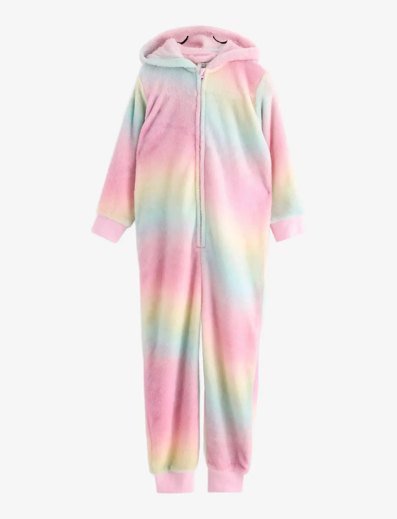 Lindex - Pajama onesies animal small - schlafoveralls - light pink - 1