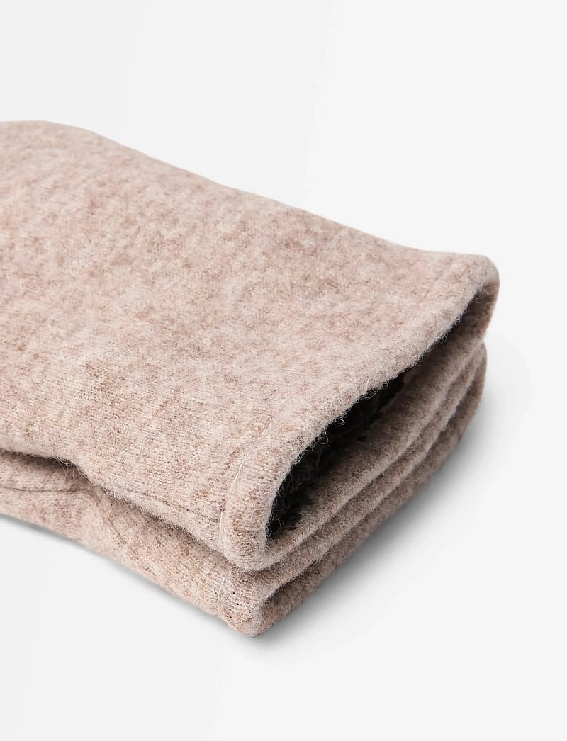 Lindex - Mitten Ullis - tumvantar - light brown melange - 2