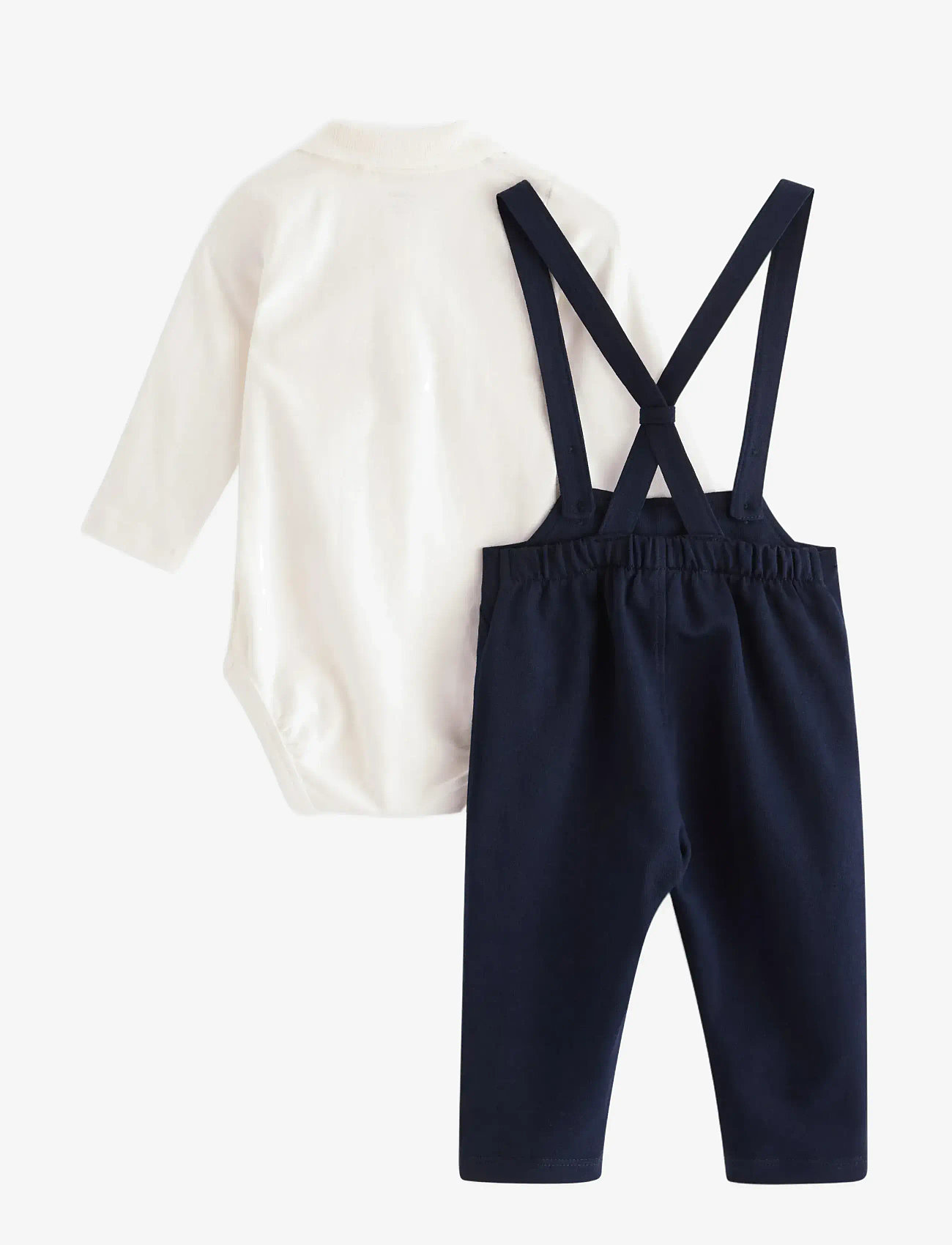 Lindex - Set - body och hÃ¤ngselbyxor - set med långärmad t-shirt - dark navy - 1