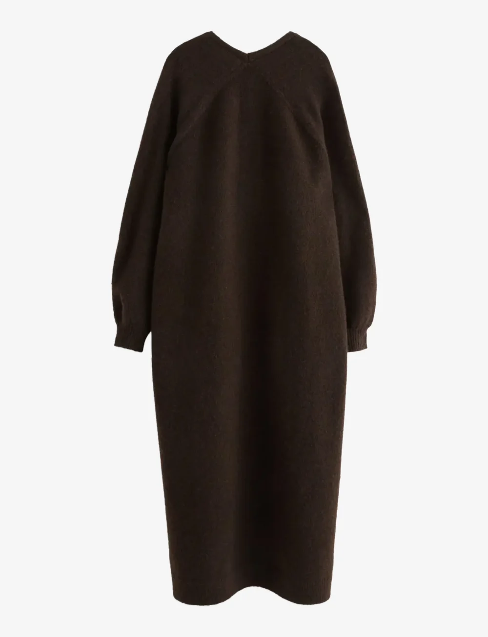 Lindex - Stickad lång cardigan - cardigans - brown - 1