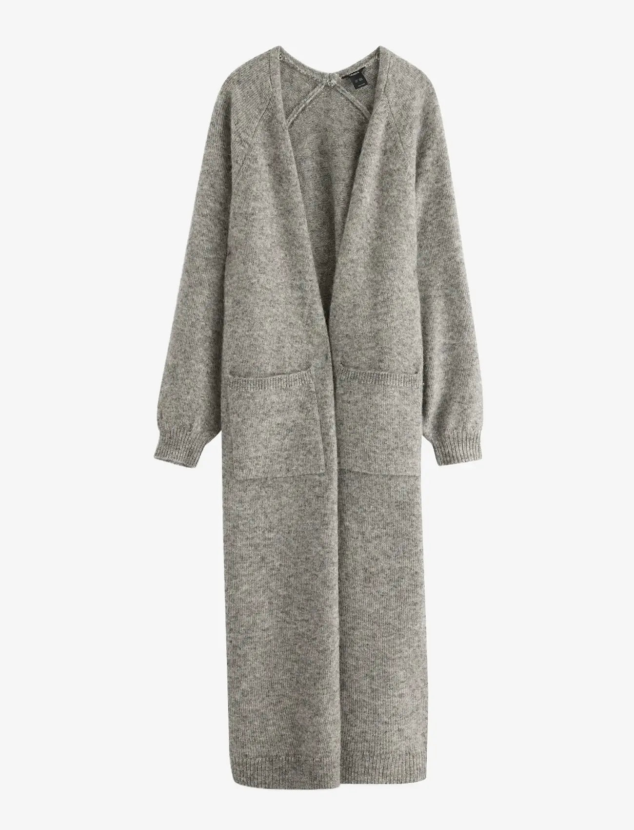 Lindex - Knitted long cardigan - grey melange - 1