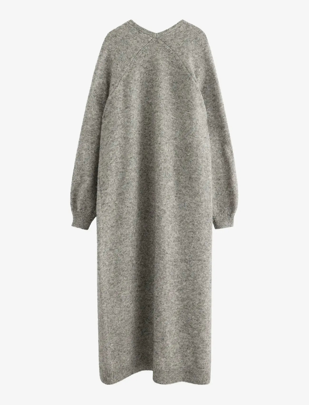 Lindex - Knitted long cardigan - grey melange - 2