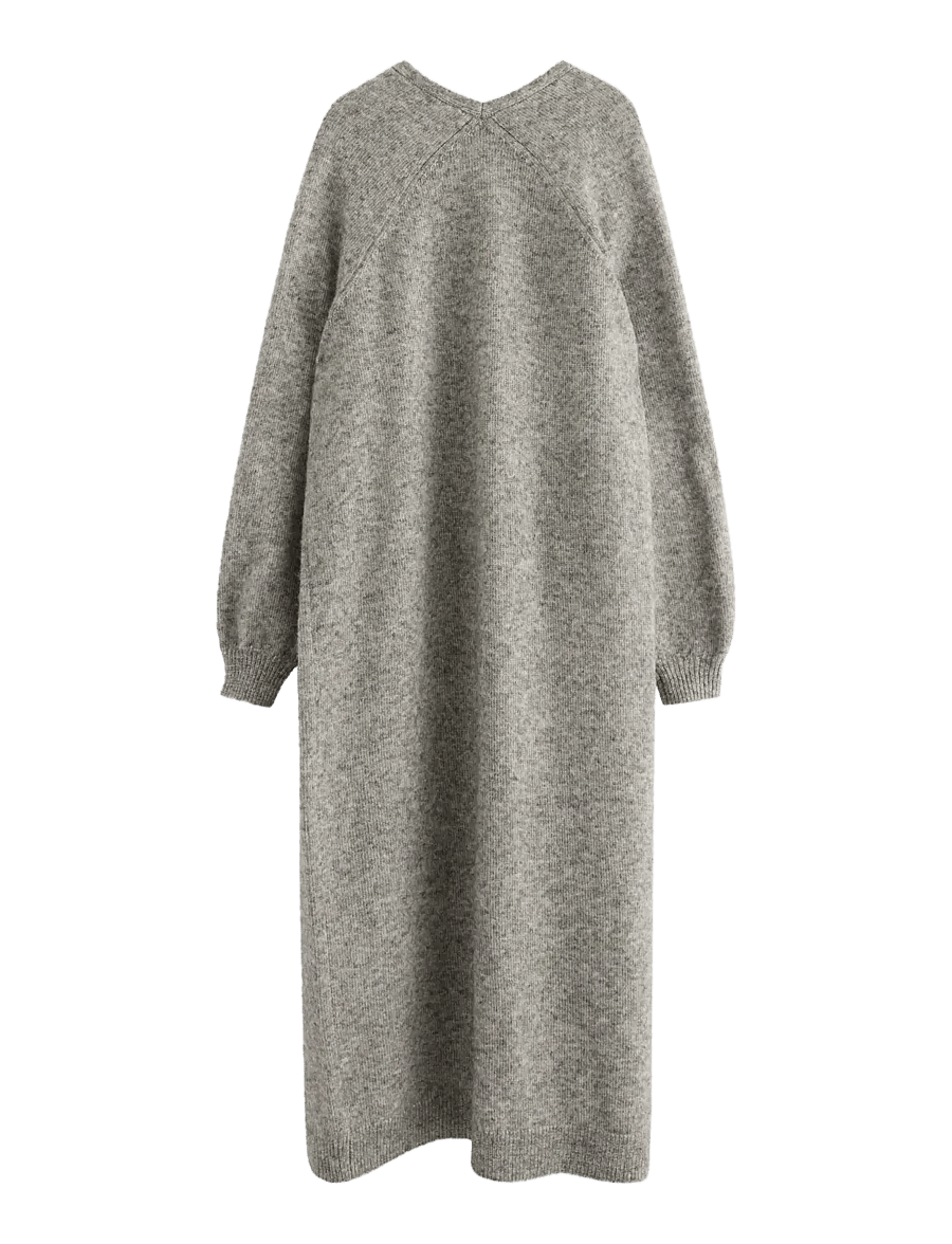 Lindex - Knitted long cardigan - strickjacken - grey melange - 2
