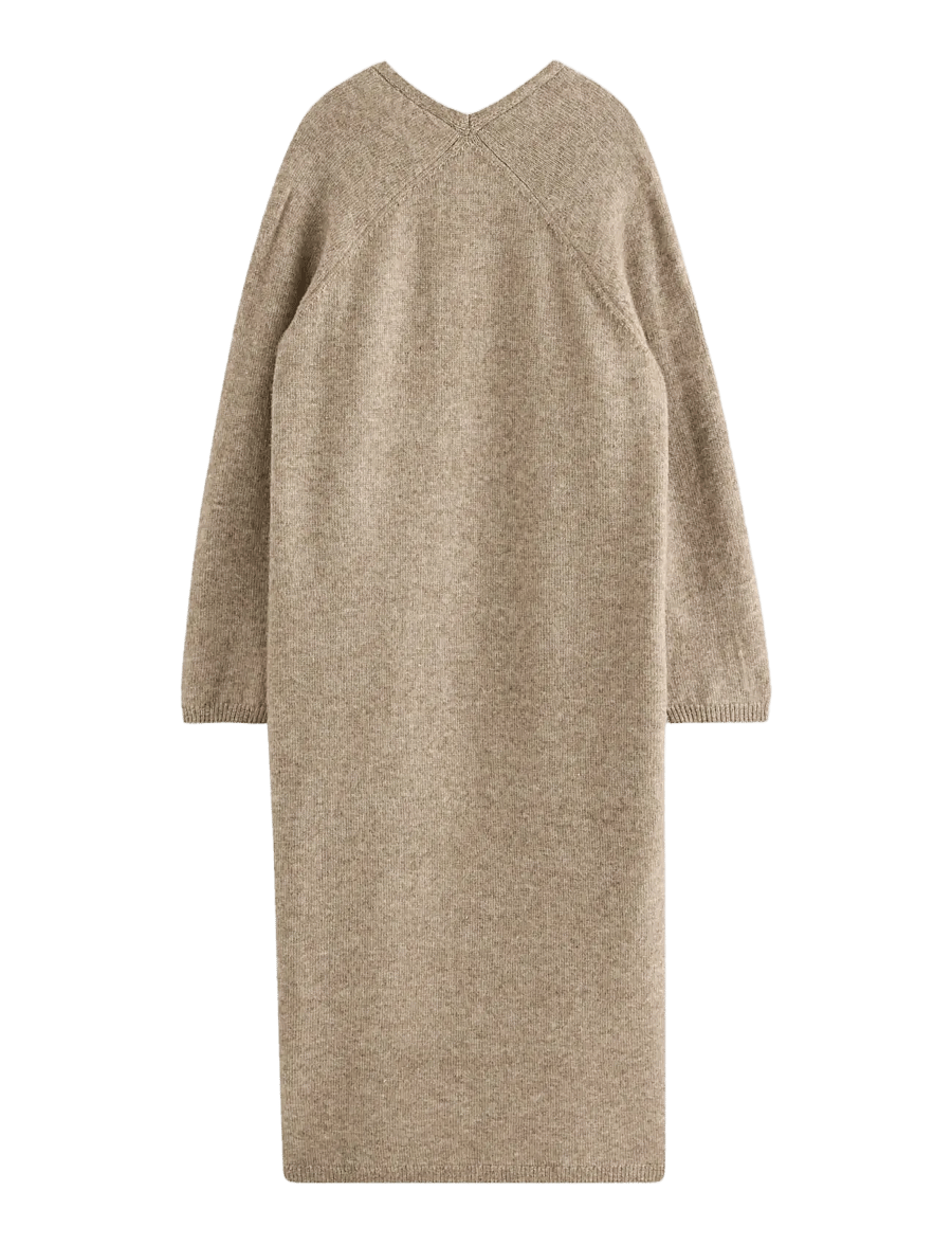 Lindex - Knitted long cardigan - koftor - light dusty brown - 2