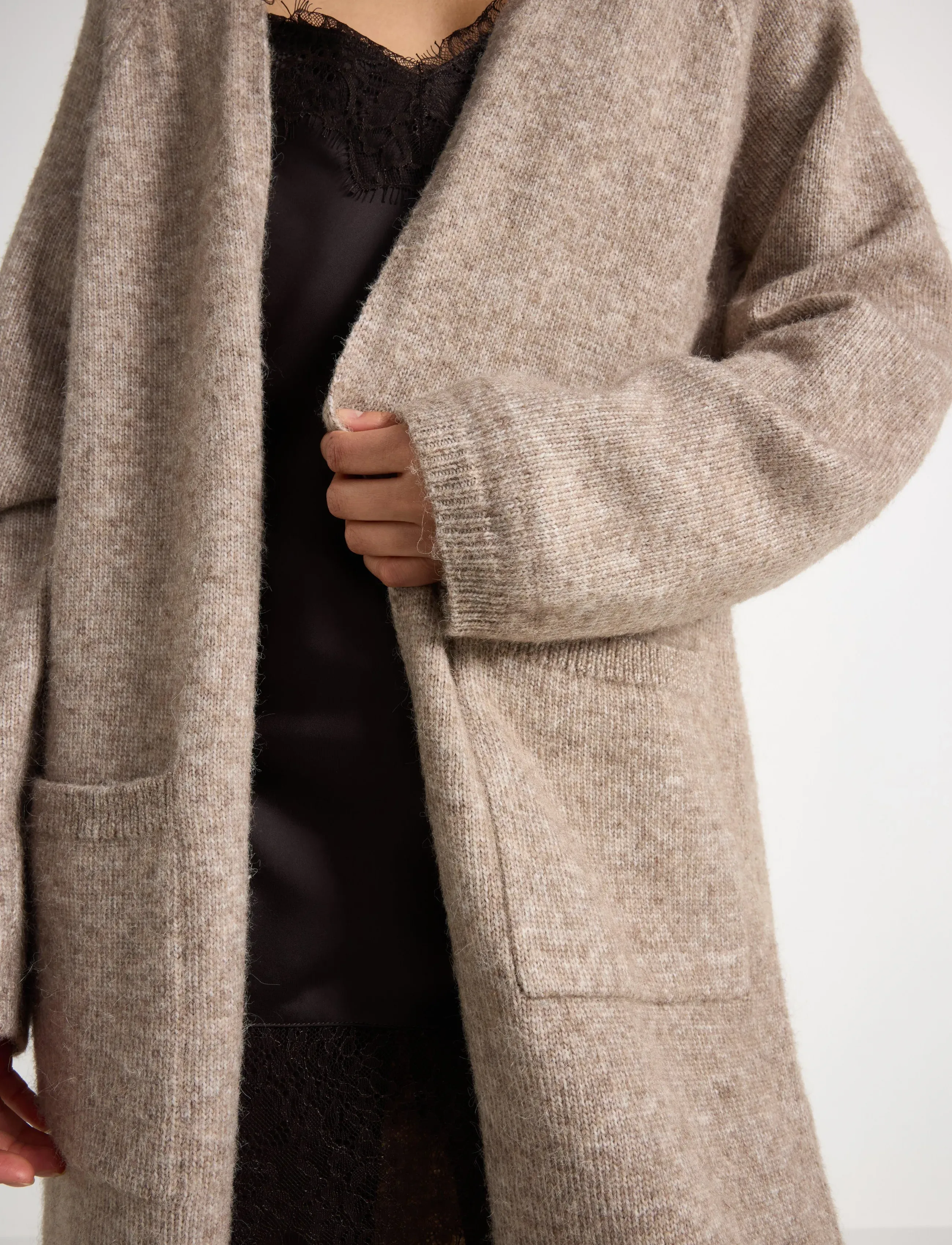 Knitted Long Cardigan 3