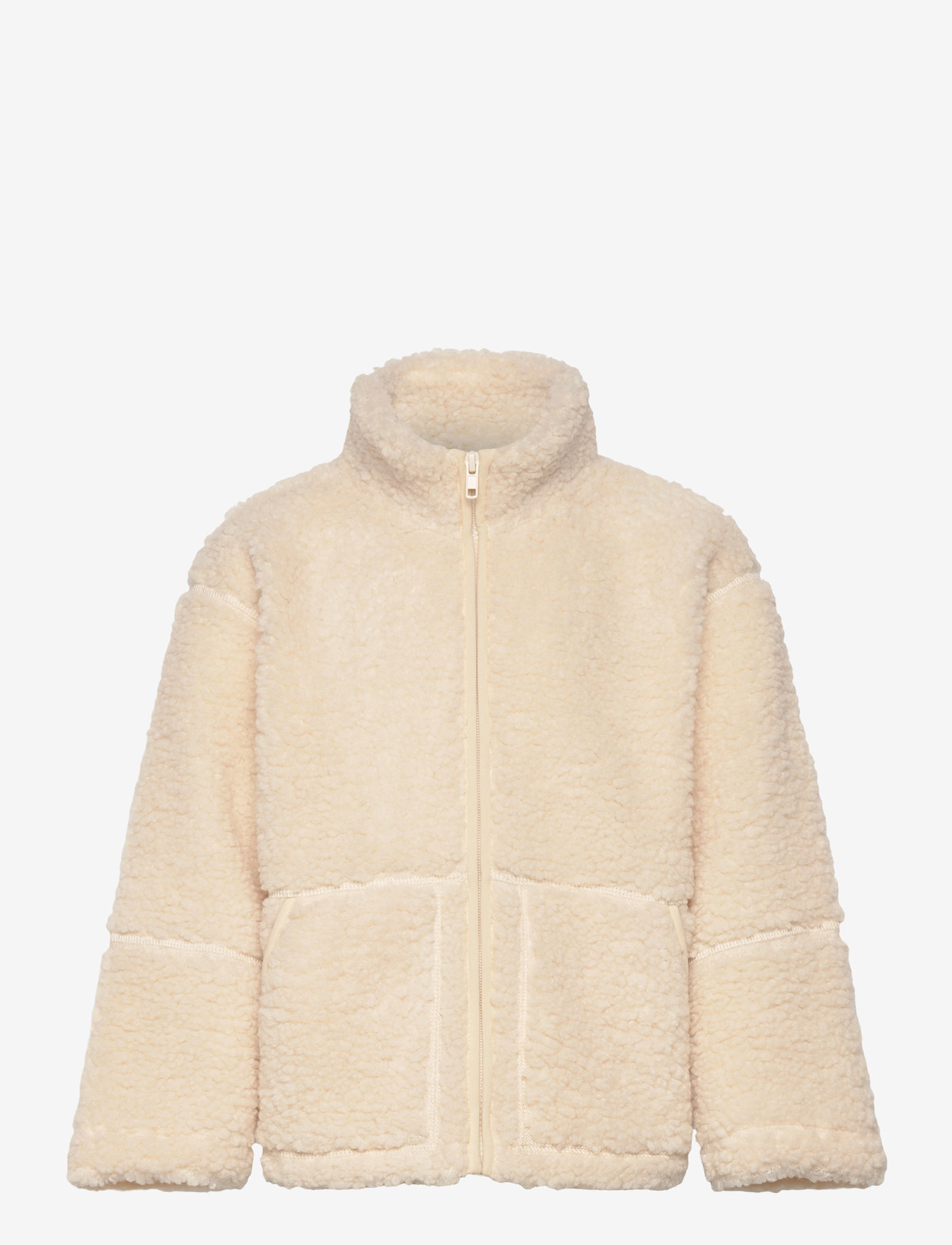Lindex - Jacket pile - fleecejackor - light beige - 1